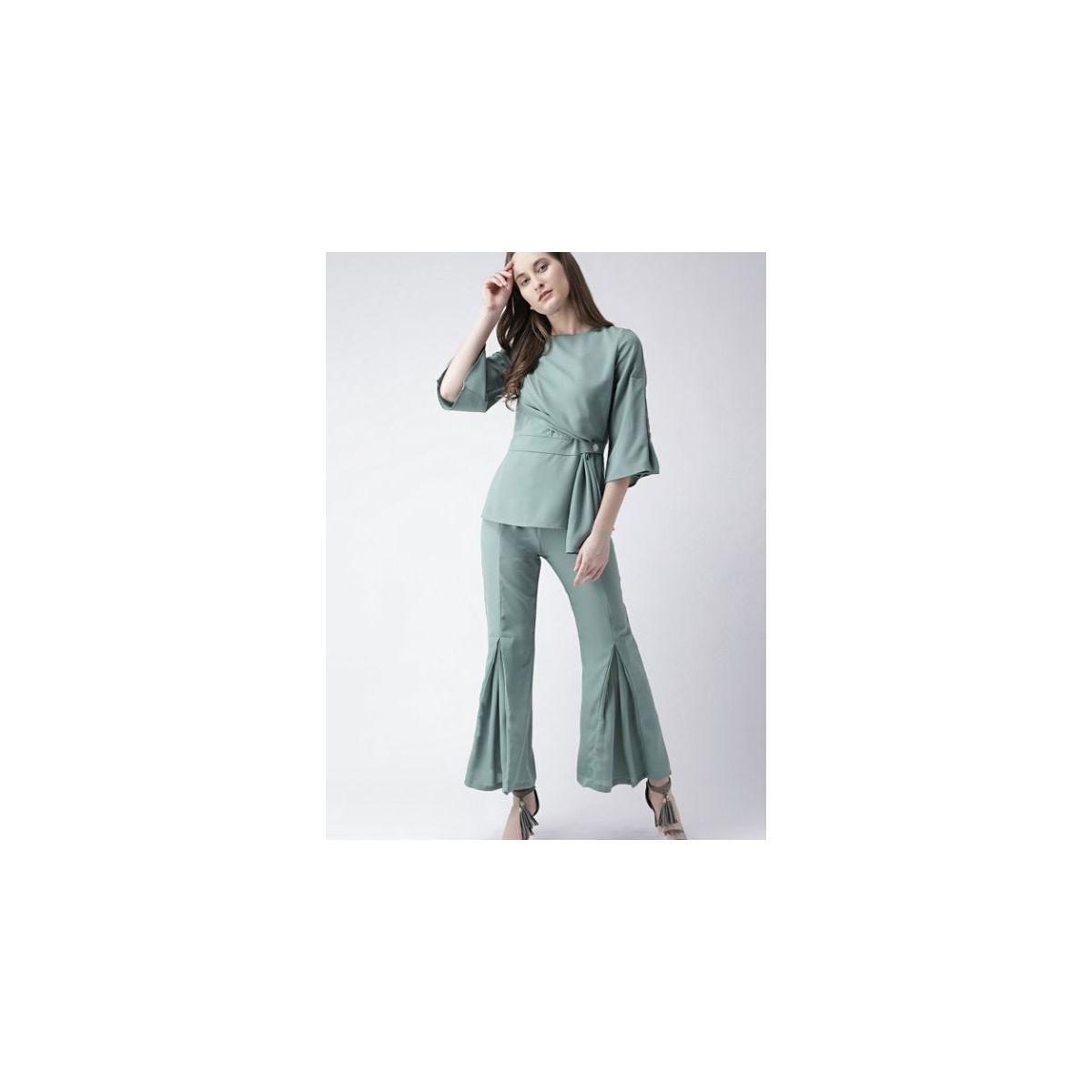 Kassually X Styli  Solid Regular Fit Wrap Front Top-women-clothing-shirtsandblouses-blouses-image-5