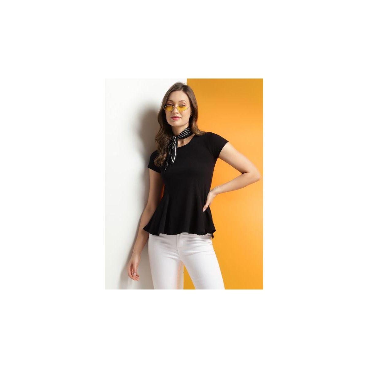 Kassually X Styli  Solid Short Sleeve Regular Fit Top-women-clothing-shirtsandblouses-blouses-image-7