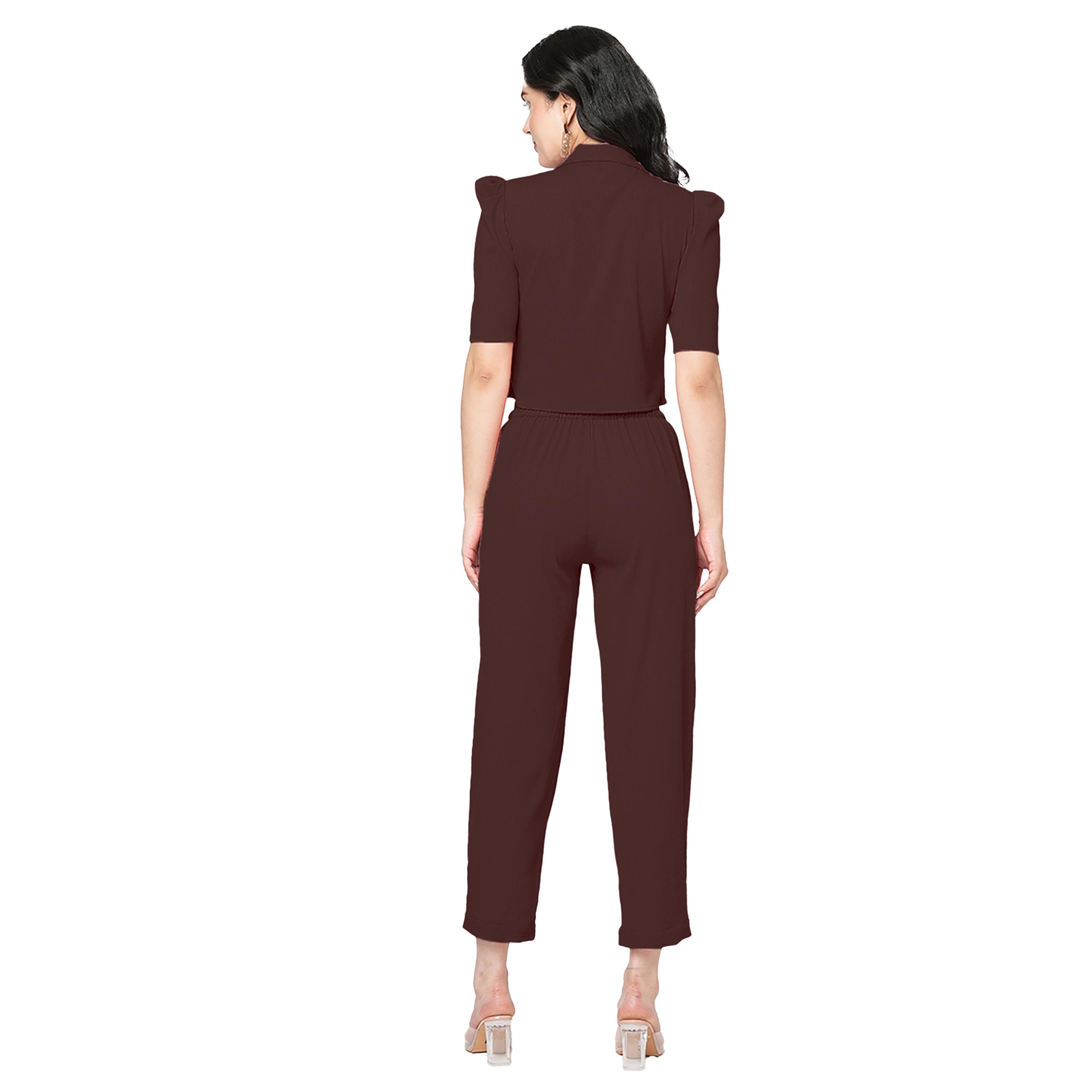 Mish X Styli Co Ord -set with blazer style top and straight fit trouser-women-clothing-coordsets-image-4