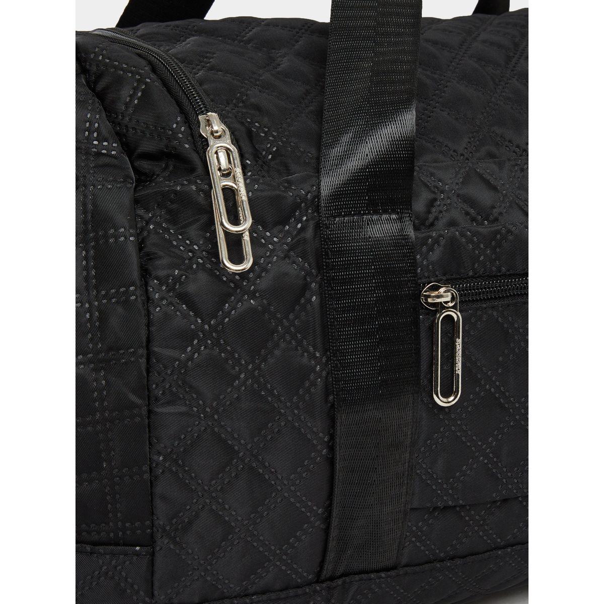 Styli Quilted Gym Bag with Zip Closure-women-bagsandwallets-handbags-image-4