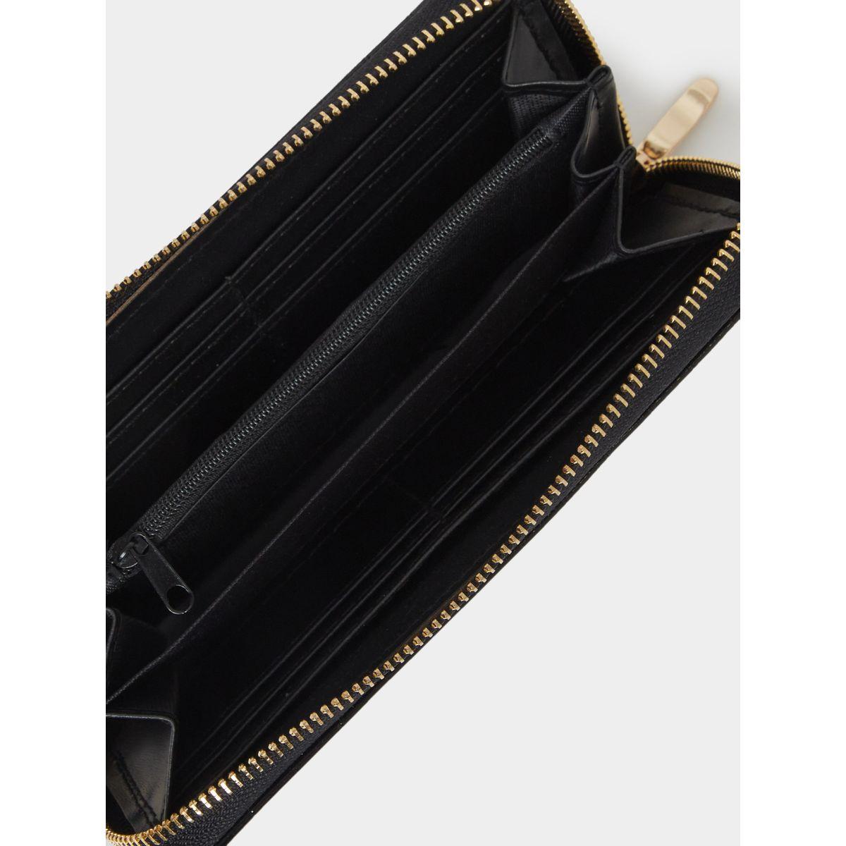 Styli Croc-Textured Zip-Around Wallet-women-bagsandwallets-wallets-image-4