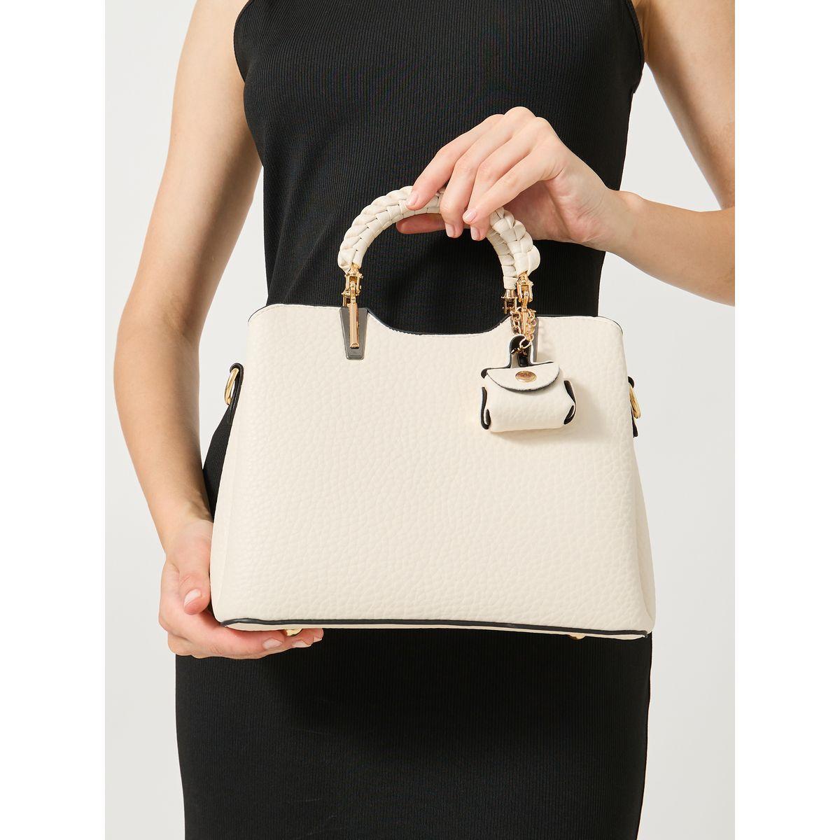 Styli Braided Double Top Handle Handbag with Coin Pouch-women-bagsandwallets-handbags-image-3