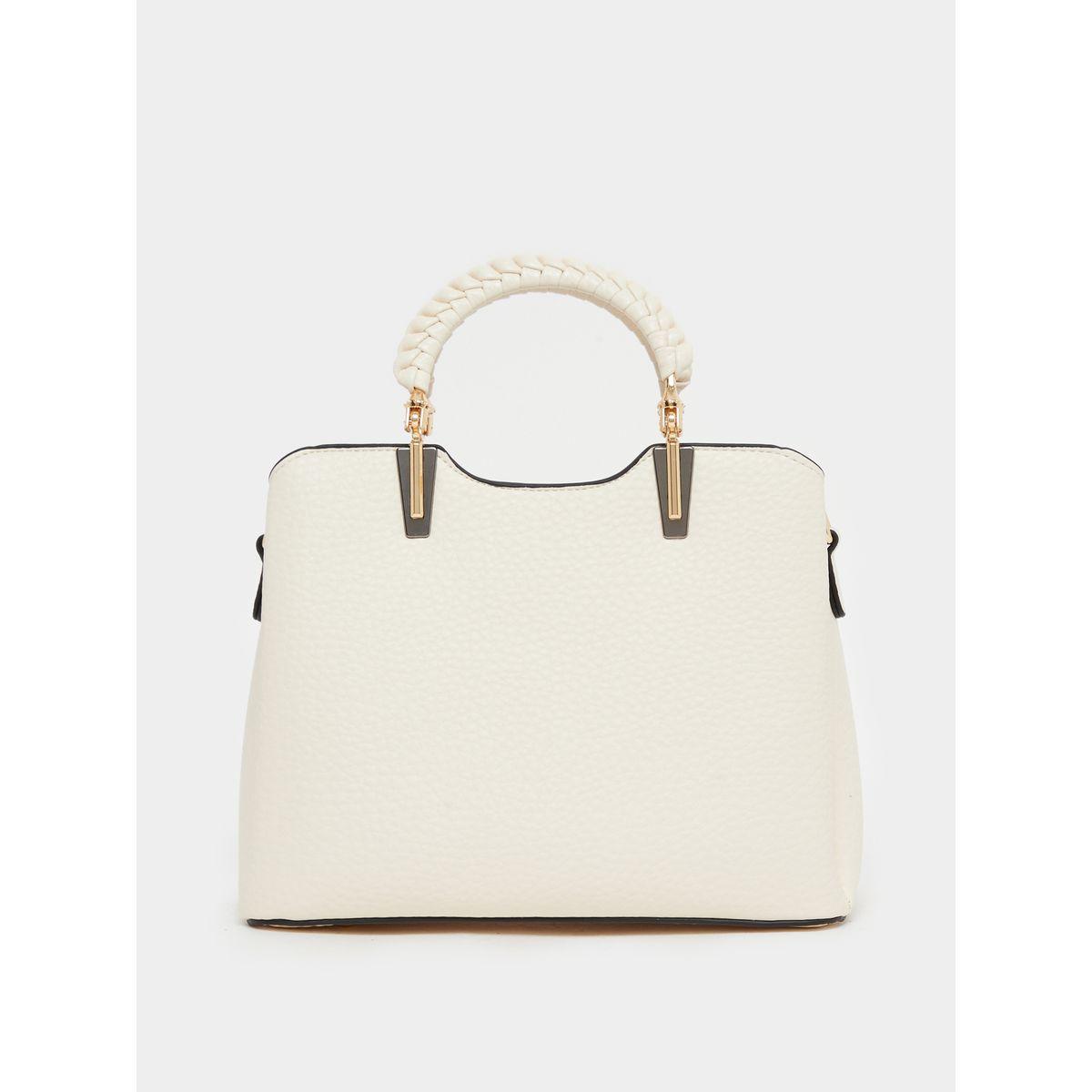 Styli Braided Double Top Handle Handbag with Coin Pouch-women-bagsandwallets-handbags-image-4