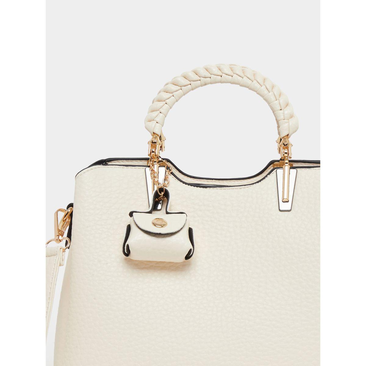 Styli Braided Double Top Handle Handbag with Coin Pouch-women-bagsandwallets-handbags-image-5