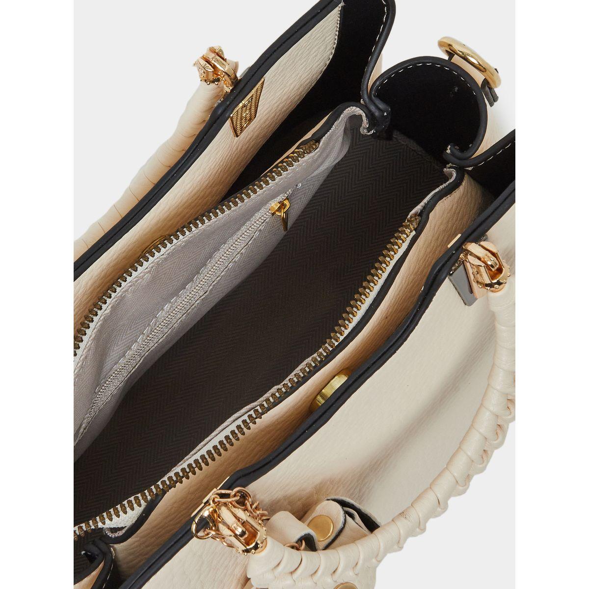Styli Braided Double Top Handle Handbag with Coin Pouch-women-bagsandwallets-handbags-image-6