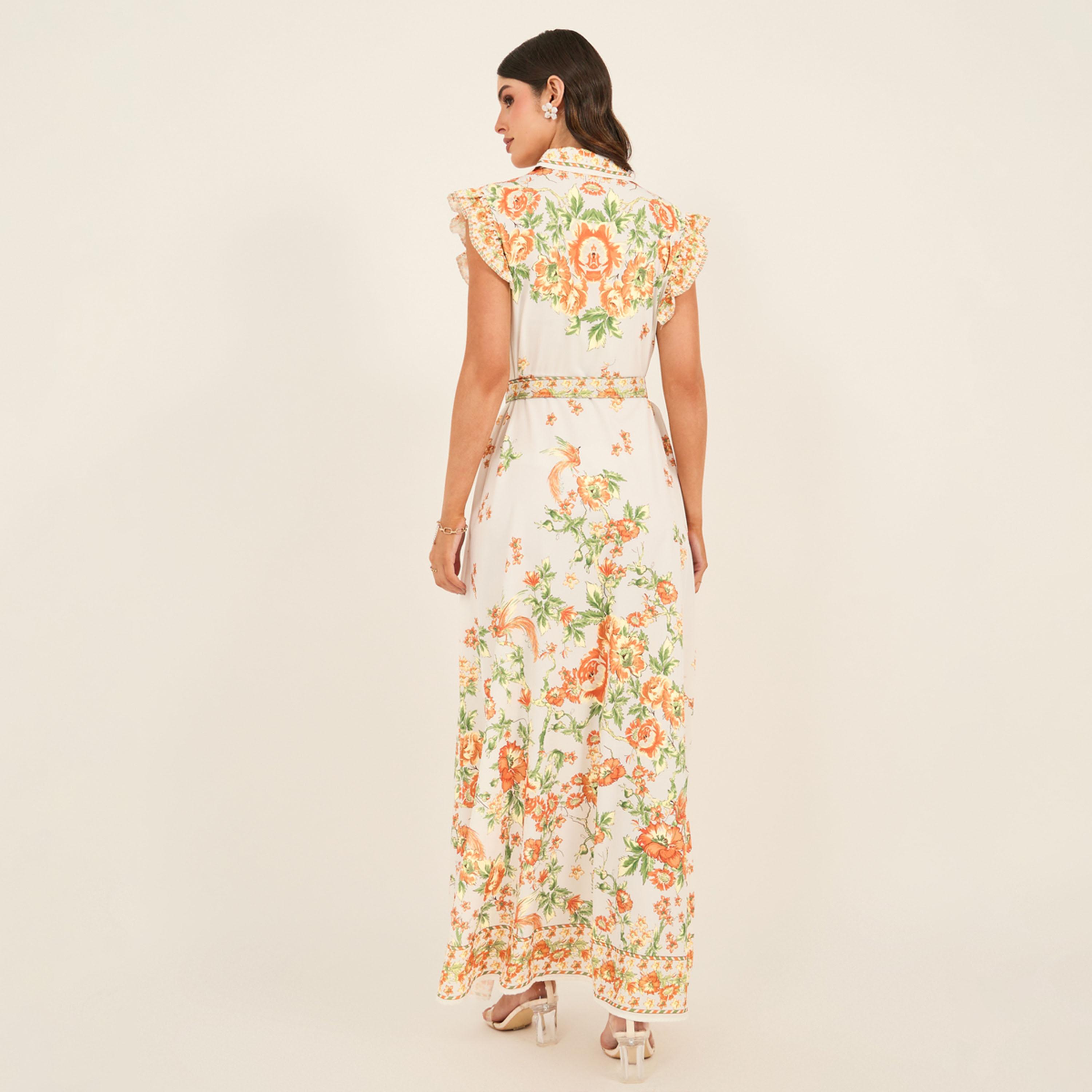 Styli Floral Print Sleeveless Shirt Maxi Dress-women-clothing-dresses-image-5