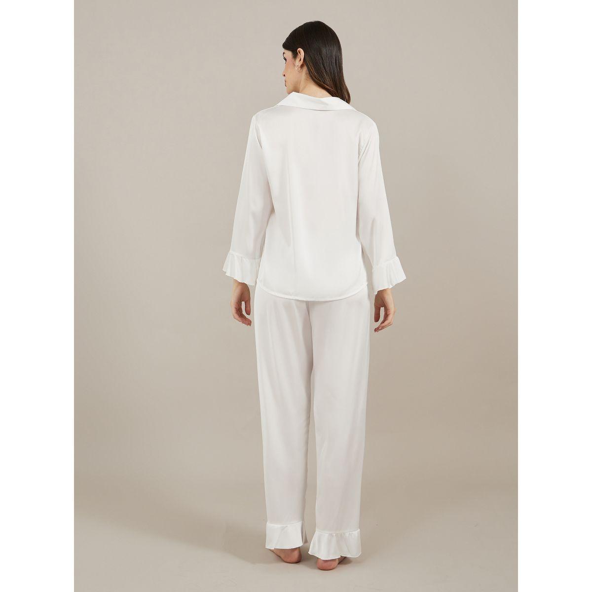 طقم بيجاما من بنطال وبلوزة بأكمام طويلة-women-clothing-nightwear-pyjamas-longsets-image-4