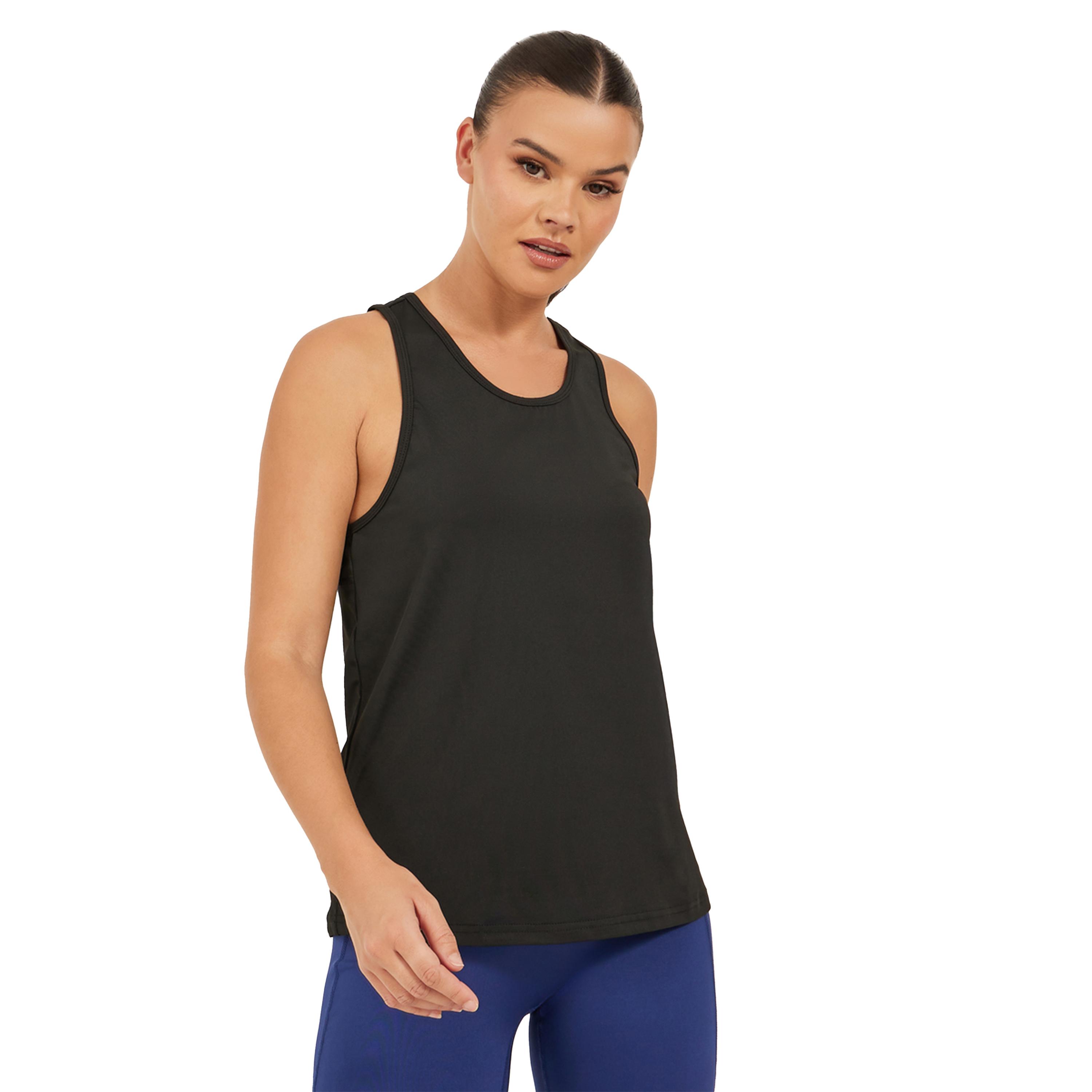 Styli Black Solid Activewear Tank Top-men-clothing-sportswearandactivewear-tshirtsandpolos-image-1
