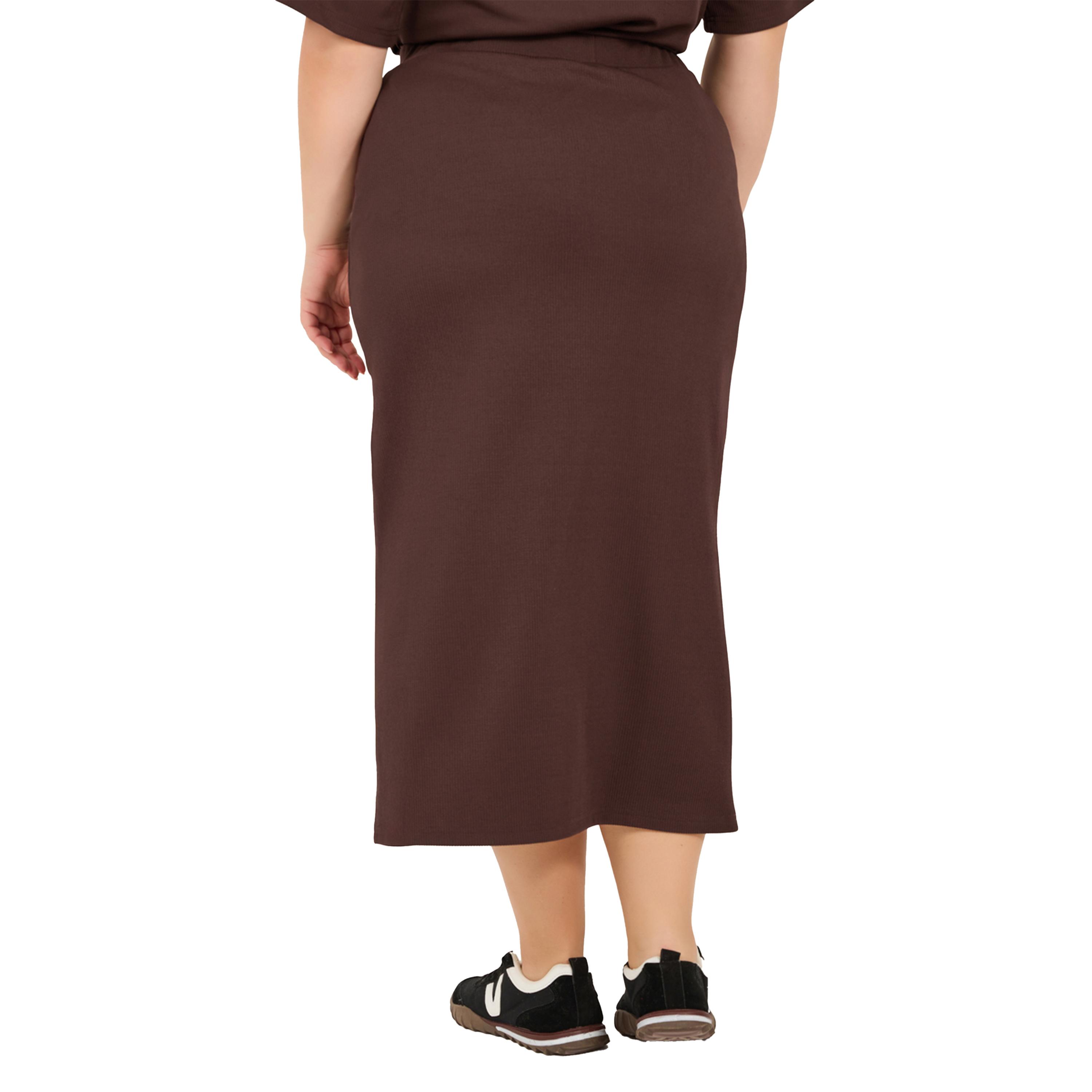 ستايلي - تنورة ماكسي على شكل حرف A مقاس كبير-women-clothing-bottoms-skirts-image-4