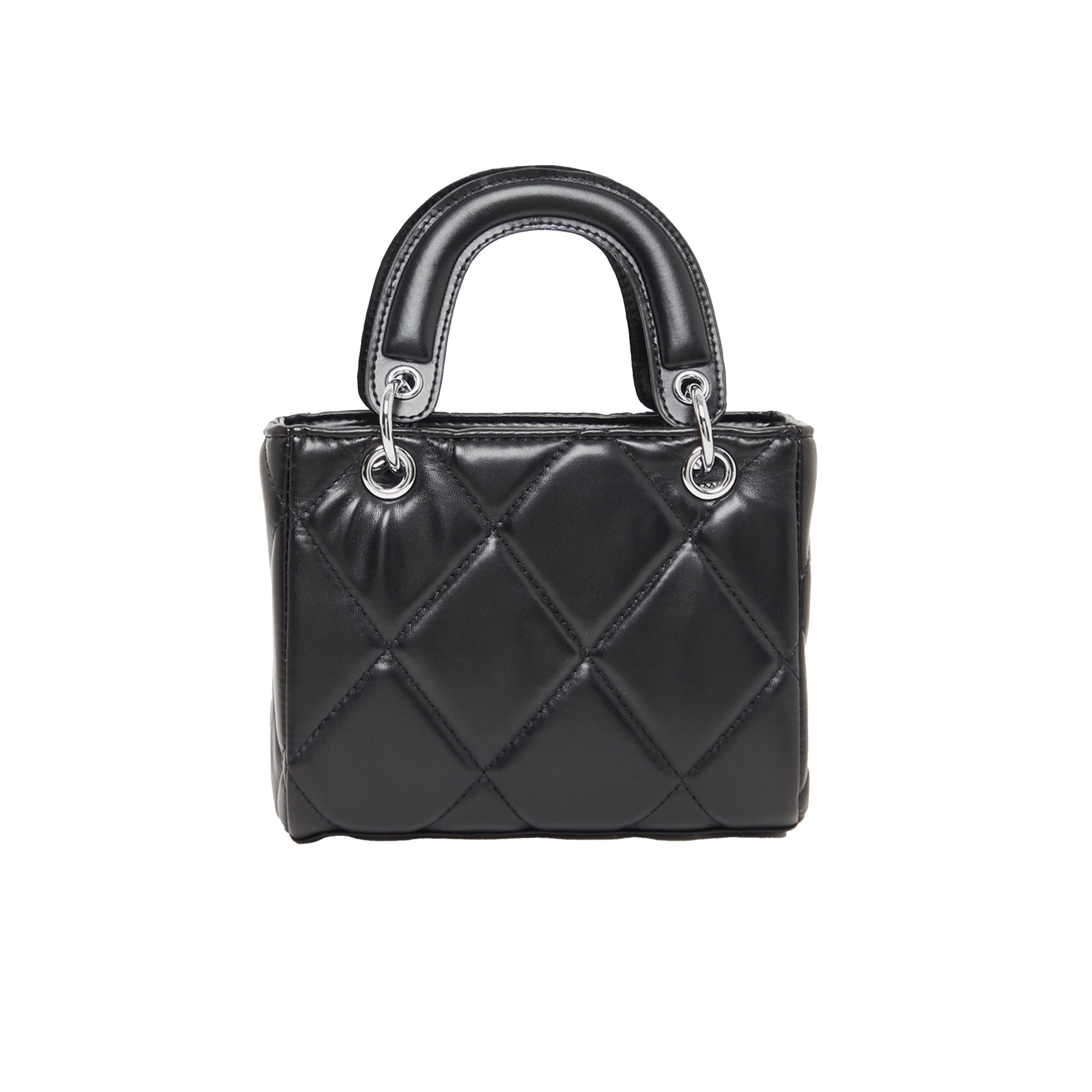 Styli Quilted Textured Handbag with Printed Scarf Detail-women-bagsandwallets-handbags-image-2