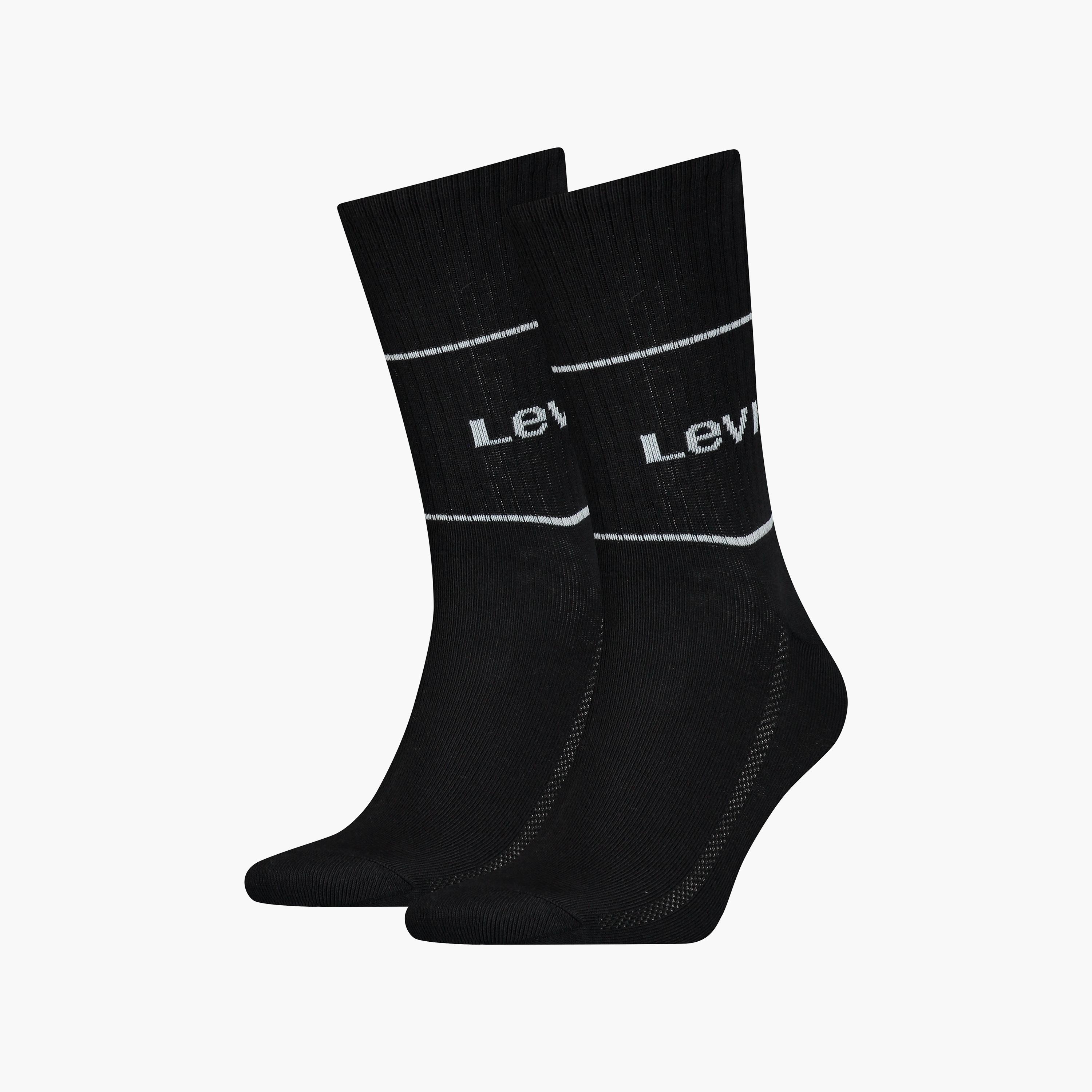 Levi's Pack of 2 Patterned Logo Crew Length Men's Socks-men-socks-image-2