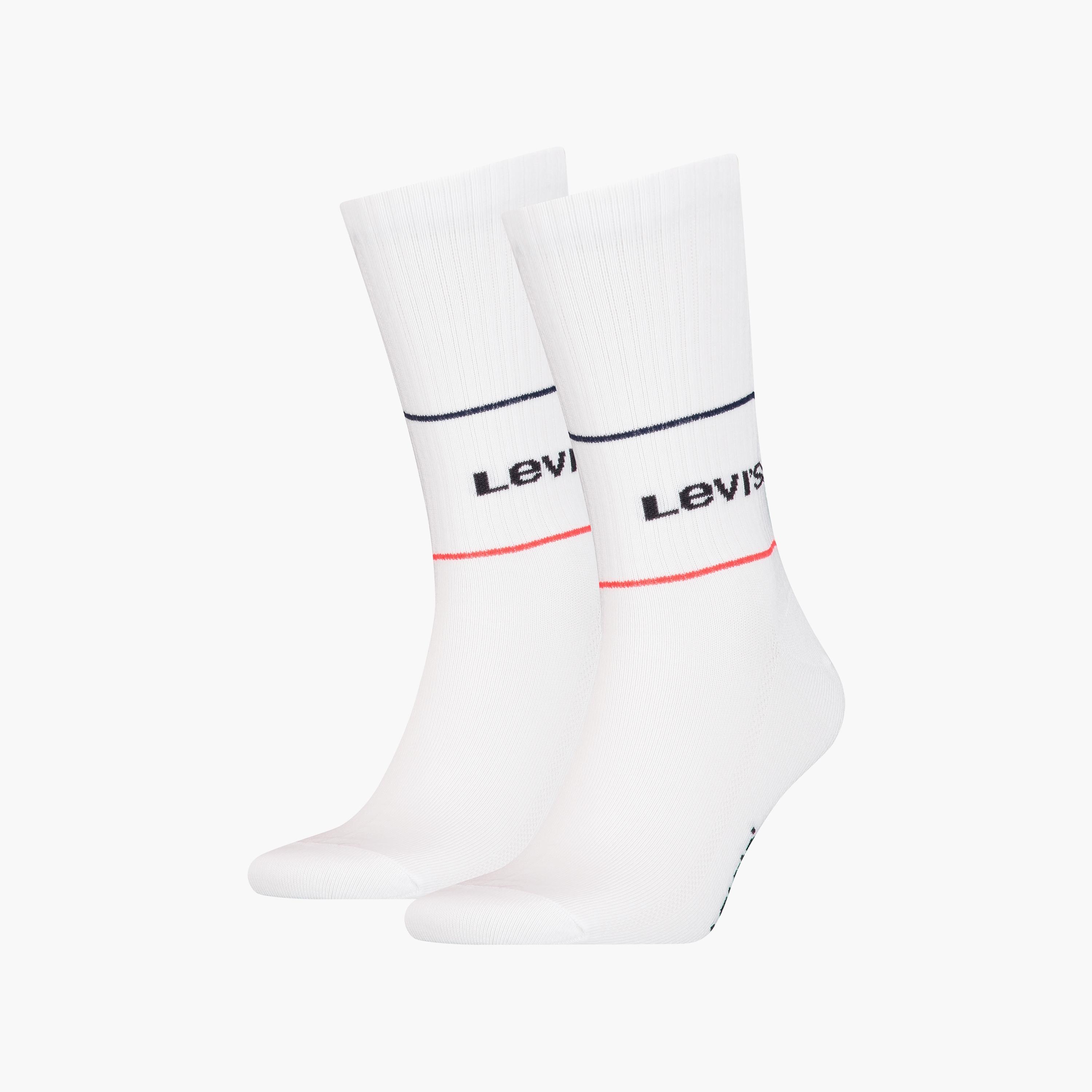 Levi's Pack of 2 Patterned Logo Crew Length Men's Socks-men-socks-image-4