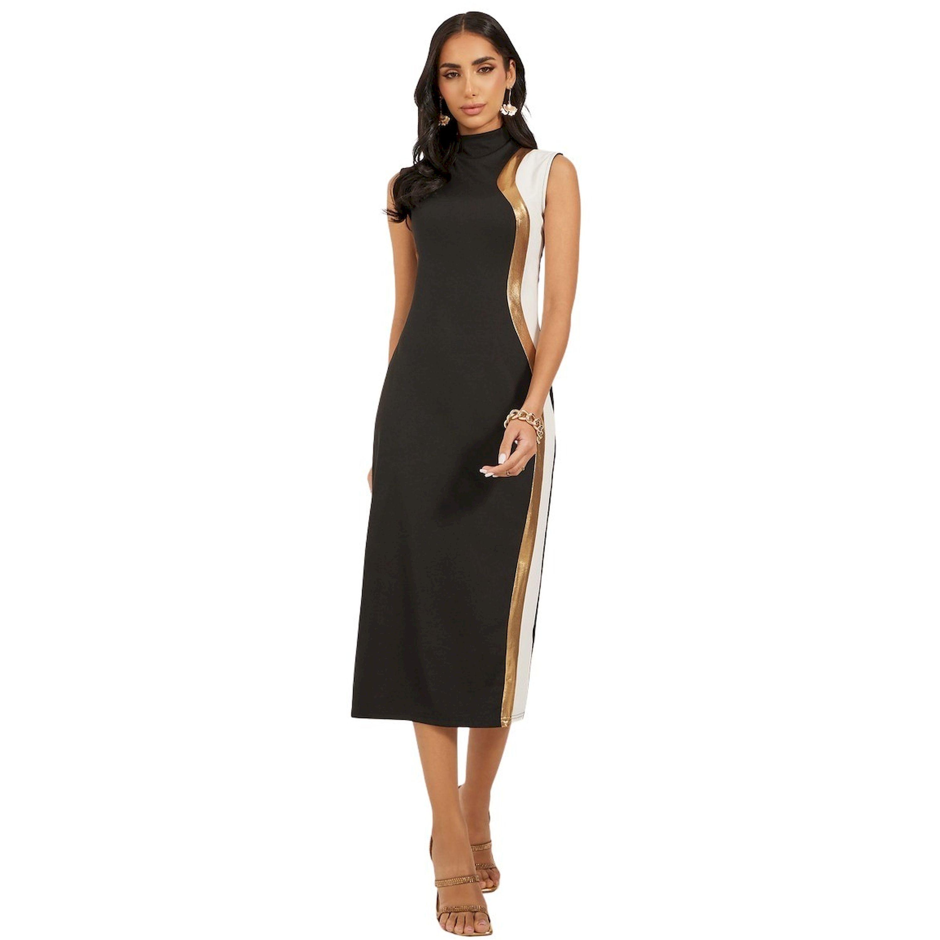 ستايلي - فستان ميدي بدون أكمام بطبعة تجريدية-women-clothing-dresses-image-2