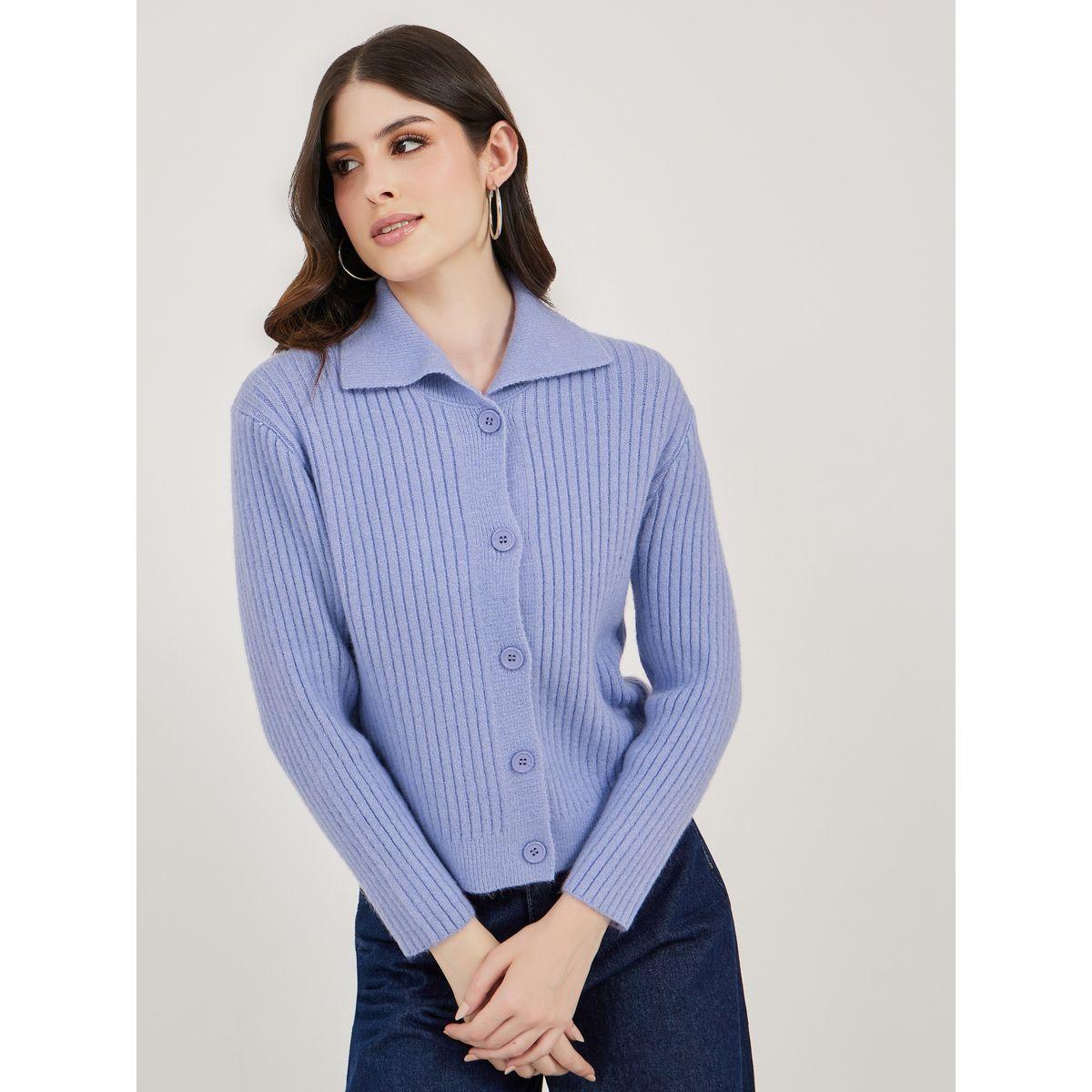 Styli Regular Length Regular Fit Buttoned Knit Cardigan-women-winterwear-cardigansandjumpers-cardigans-image-1