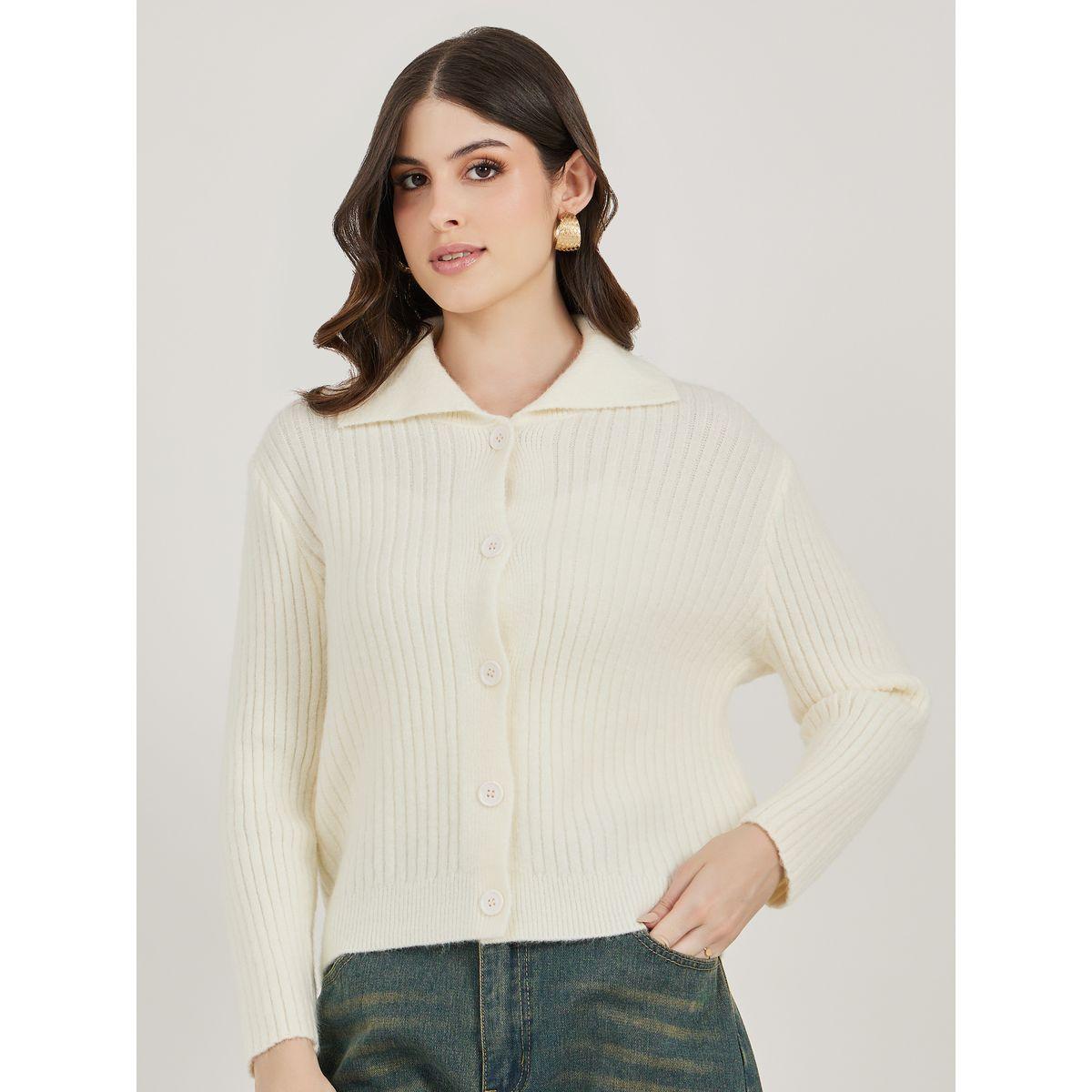 Styli Regular Length Regular Fit Buttoned Knit Cardigan-women-winterwear-cardigansandjumpers-cardigans-image-1