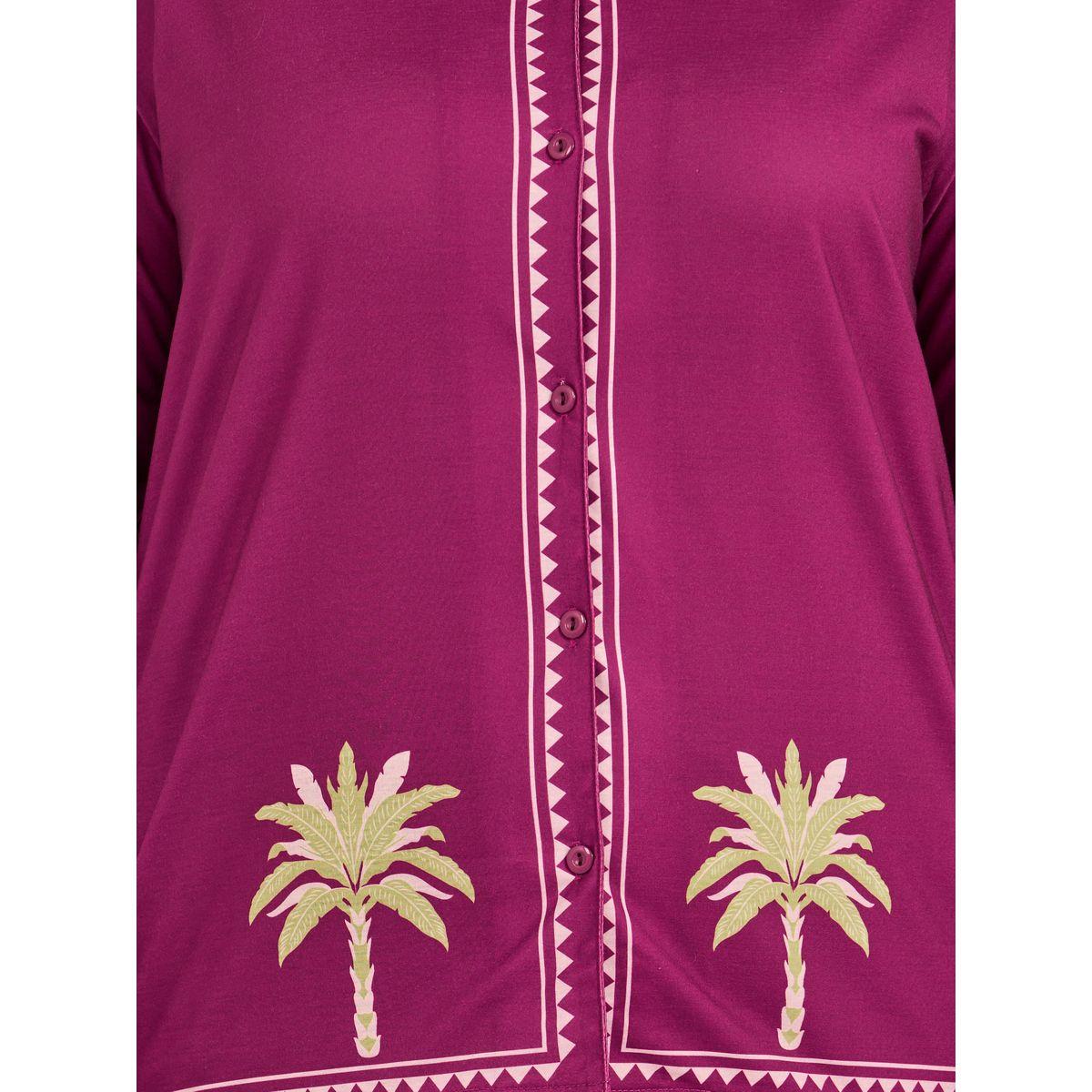 طقم بيجاما بمقاس كبير من بنطال وبلوزة بأكمام طويلة-women-clothing-nightwear-pyjamas-longsets-image-3