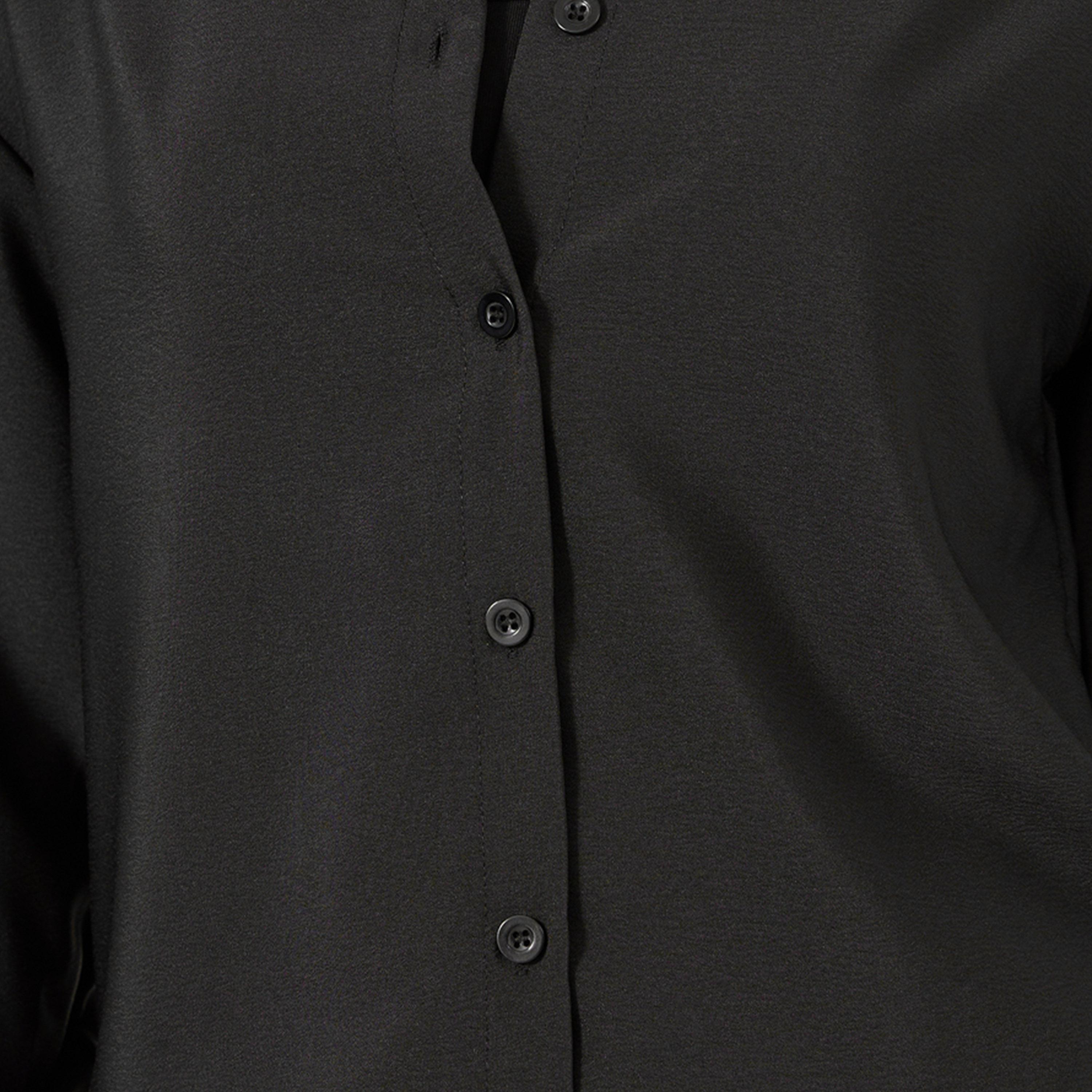 Styli Solid Long Sleeve Shirt and Wide Leg Pants Co-Ords-women-clothing-coordsets-image-4
