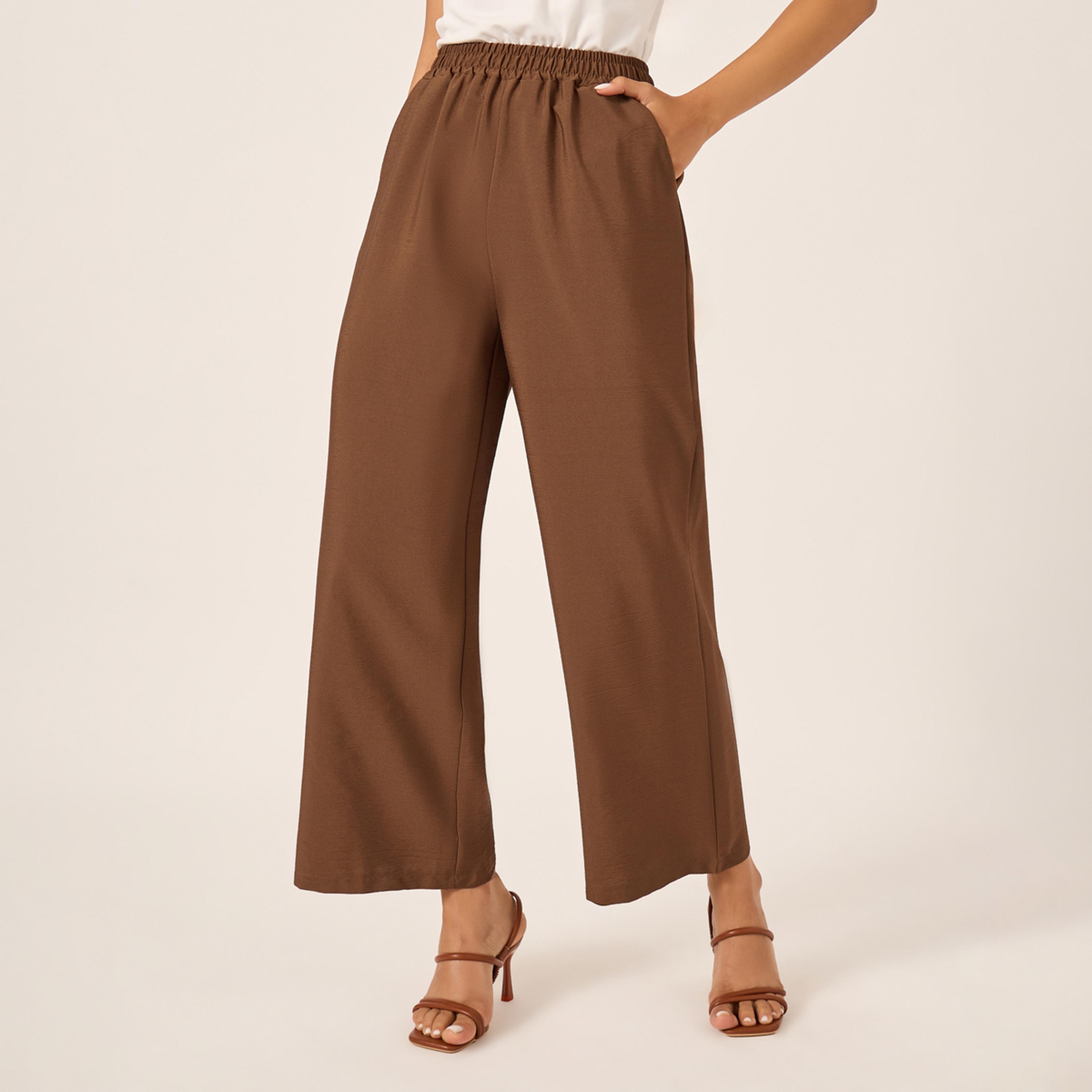 Styli Oversized Spread Collar Shirt and Wide Leg Pants Set-women-clothing-coordsets-image-3