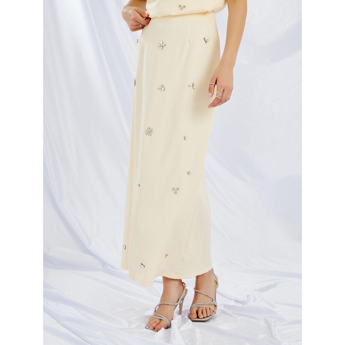 طقم منسق من تنورة وبلوزة بأكمام قصيرة-women-clothing-coordsets-image-5