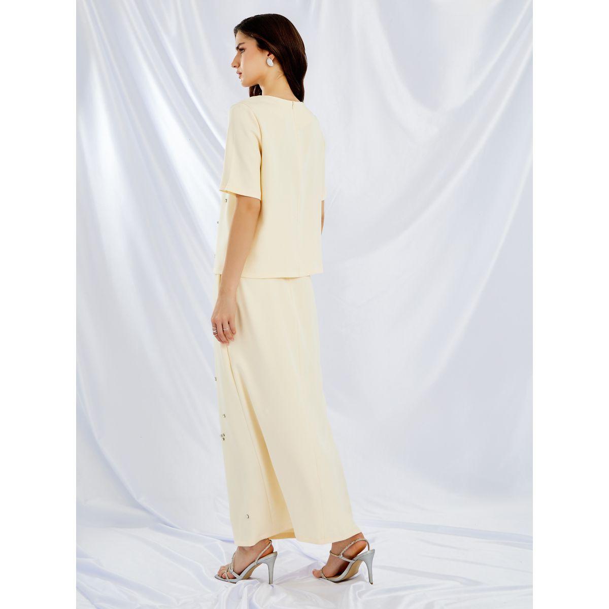 طقم منسق من تنورة وبلوزة بأكمام قصيرة-women-clothing-coordsets-image-6