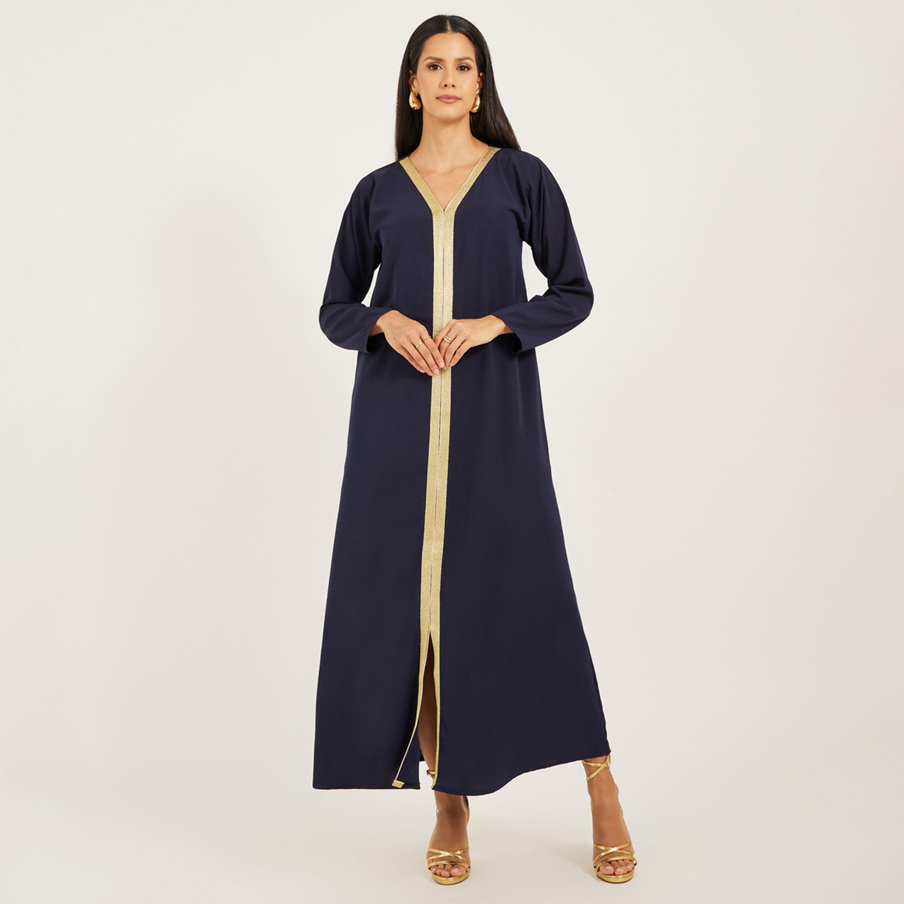Maxim Creation X Styli Royal Jalabiya with designer hand embroidery-women-arabicclothing-jalabiyas-image-5