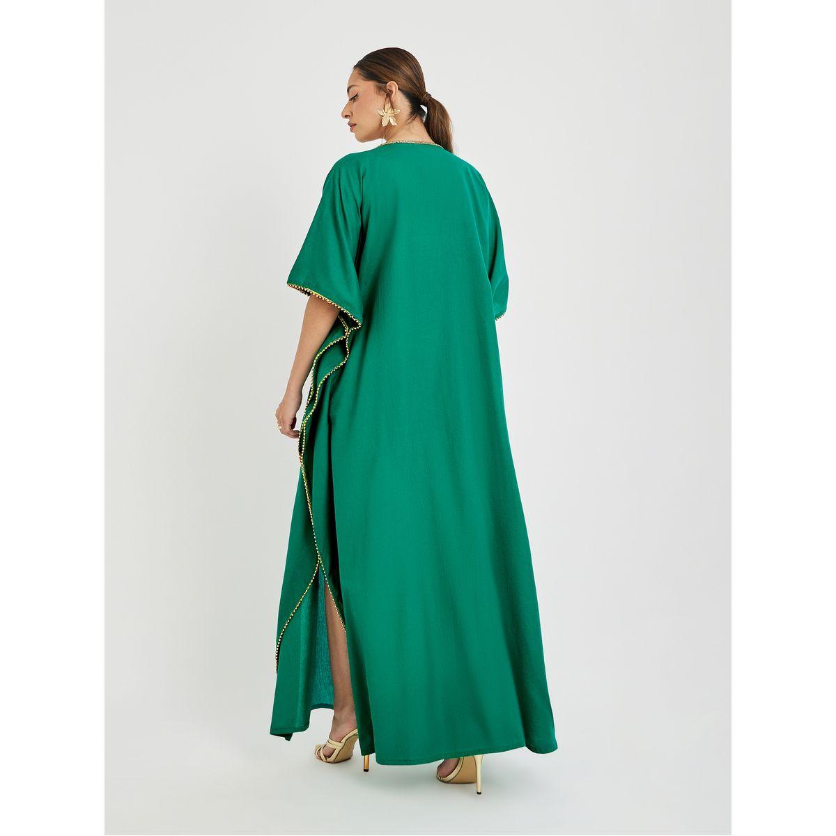 جلابية بتفاصيل مُطرّزة وأكمام قصيرة-women-arabicclothing-jalabiyas-image-5