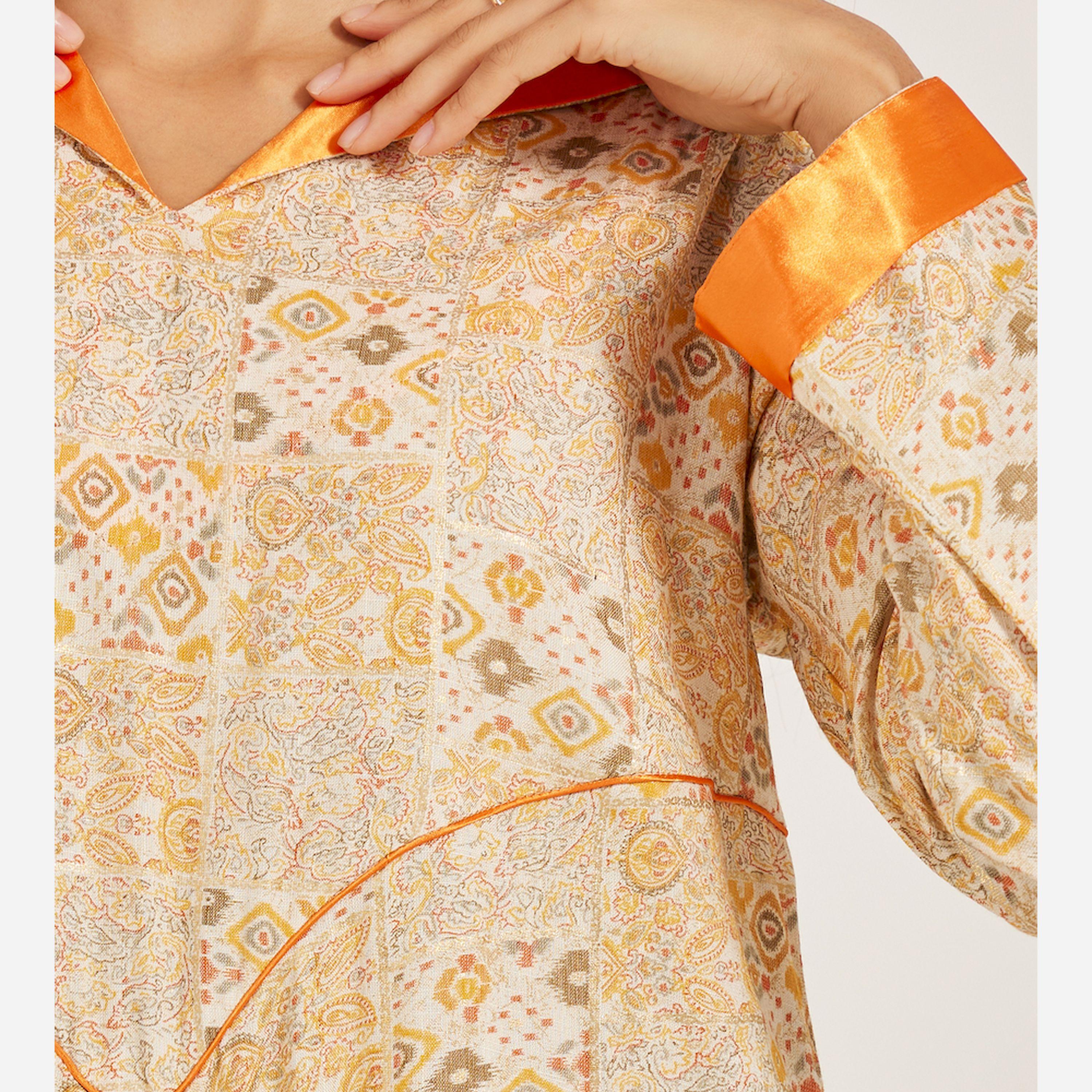 Maxim Creation X Styli Haute Couture Abstract Print Jalabiya-women-arabicclothing-jalabiyas-image-4
