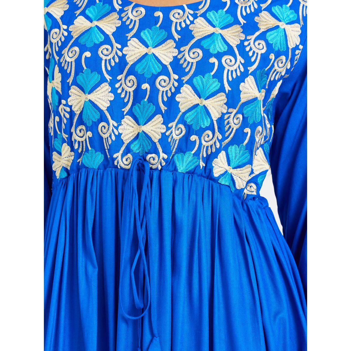 جلابية بطبعة انماط هندسية وتفاصيل مُطرّزة-women-arabicclothing-jalabiyas-image-4