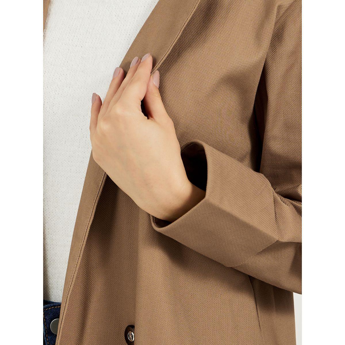 Styli Coat Style Textured Abaya with Contrast Buttons-women-arabicclothing-abayas-image-3