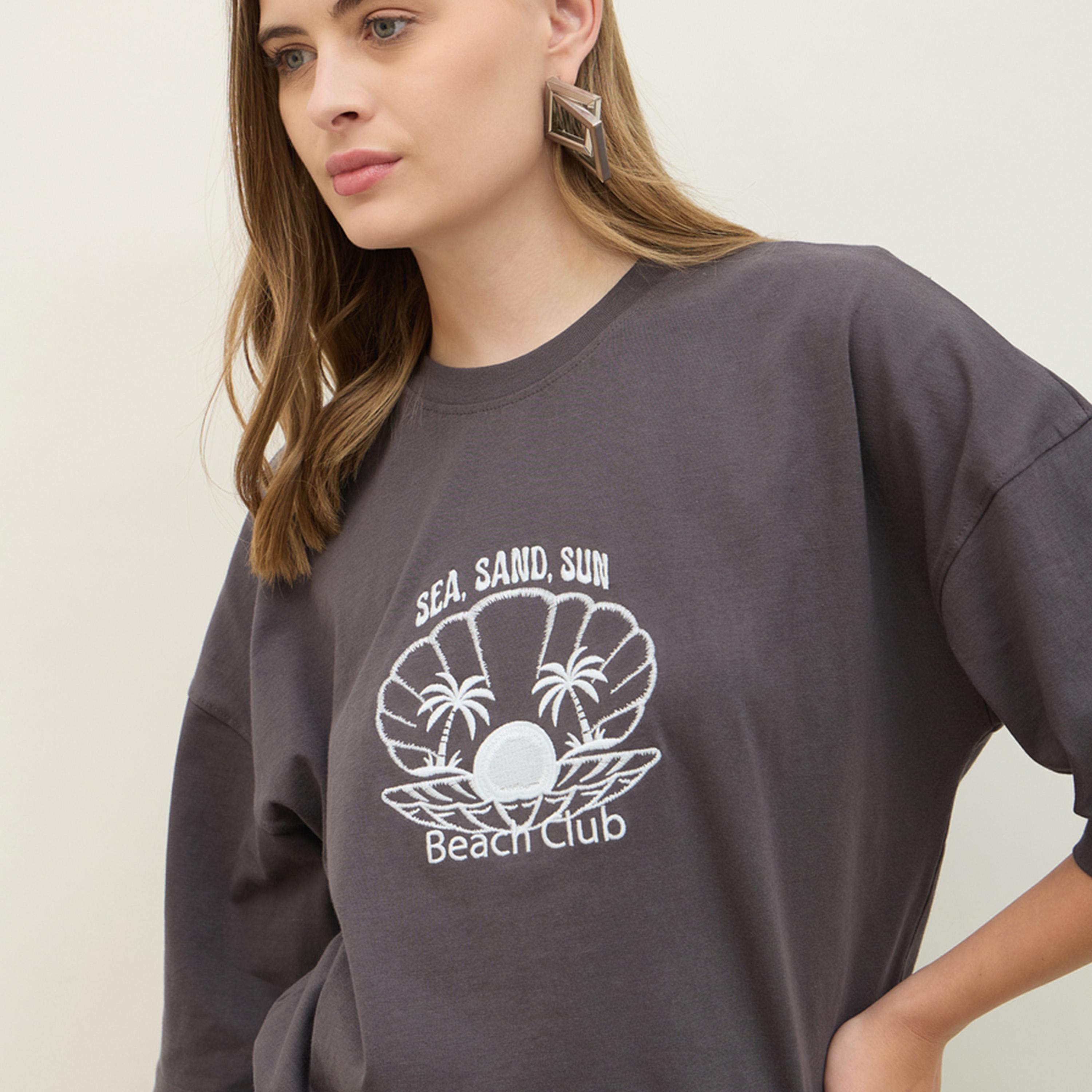 Styli Embroidered Dropped Shoulder Oversized T-Shirt-women-clothing-tshirts-image-4