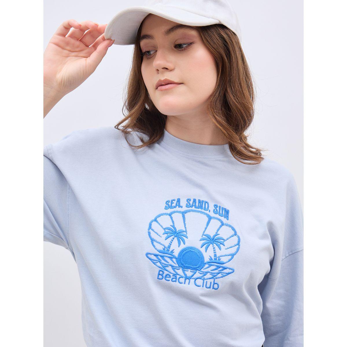 Styli Embroidered Dropped Shoulder Oversized T-Shirt-women-clothing-tshirts-image-4
