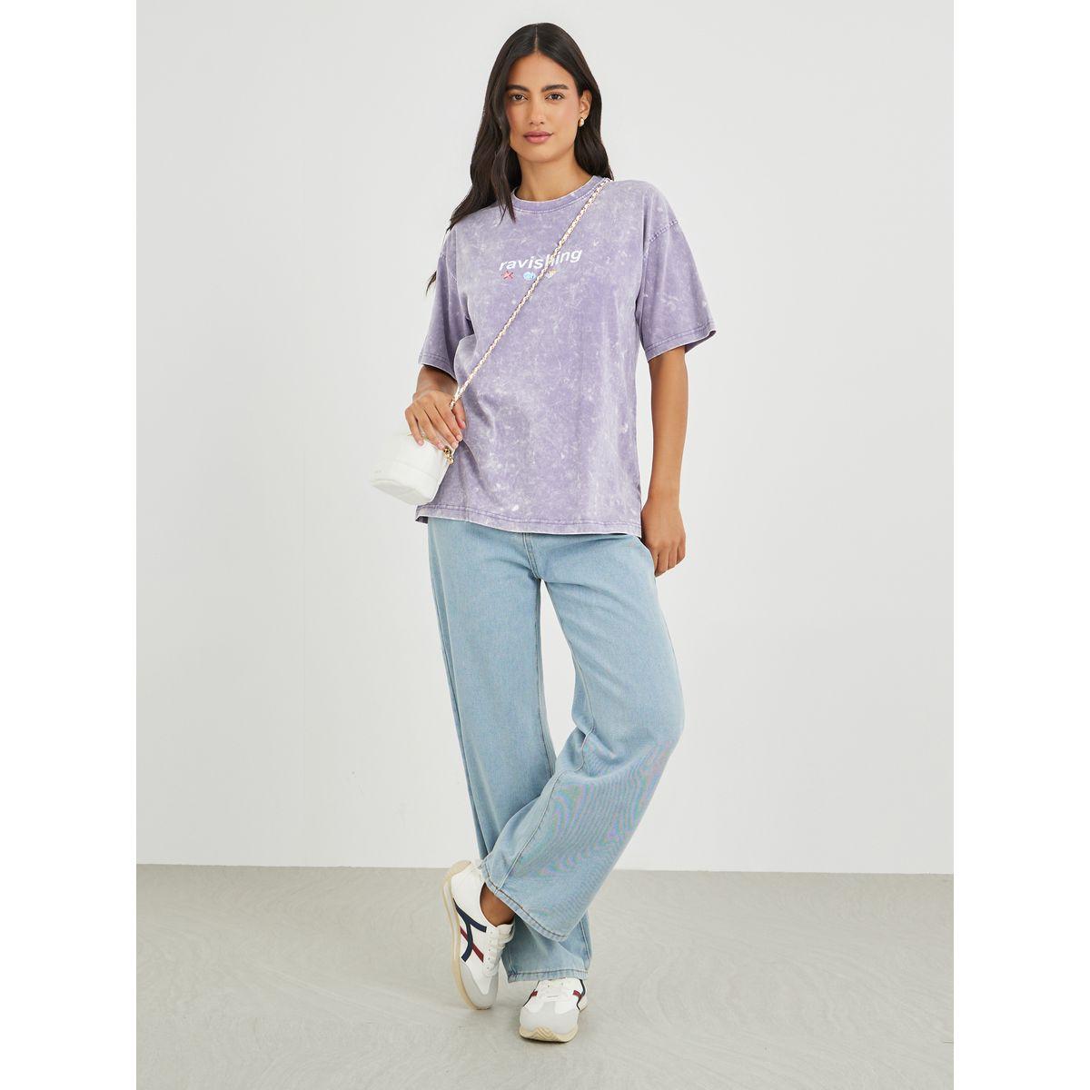 Styli Graphic Print Round Neck Oversized T-Shirt-women-clothing-tshirts-image-2