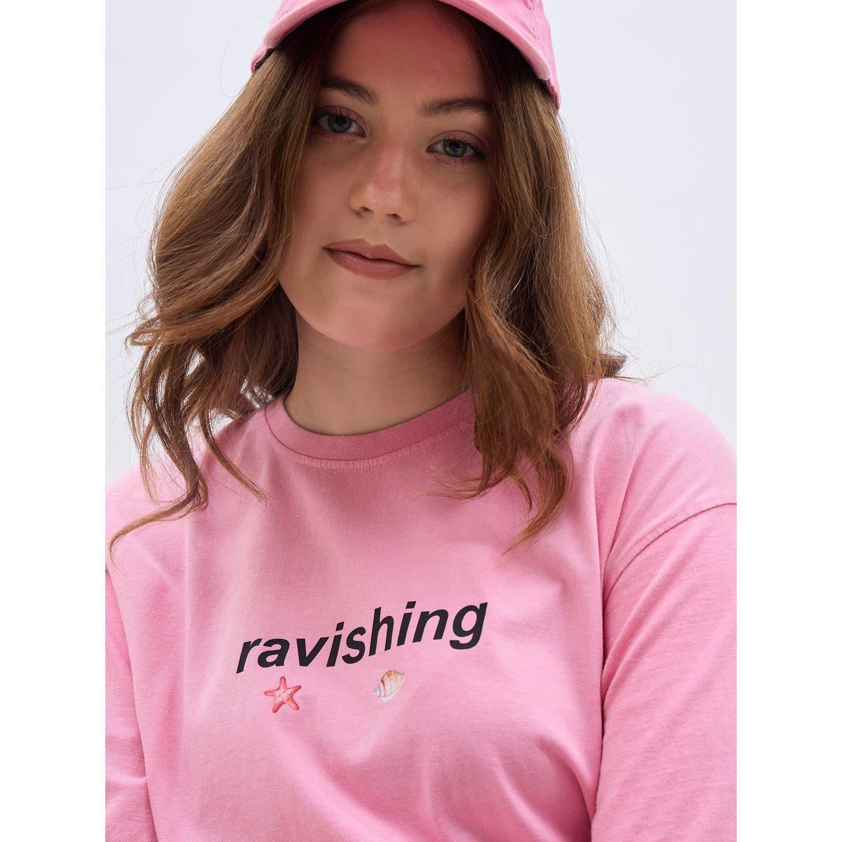 تيشيرت فضفاض مطبع بطبعة جرافيك-women-clothing-tshirts-image-4