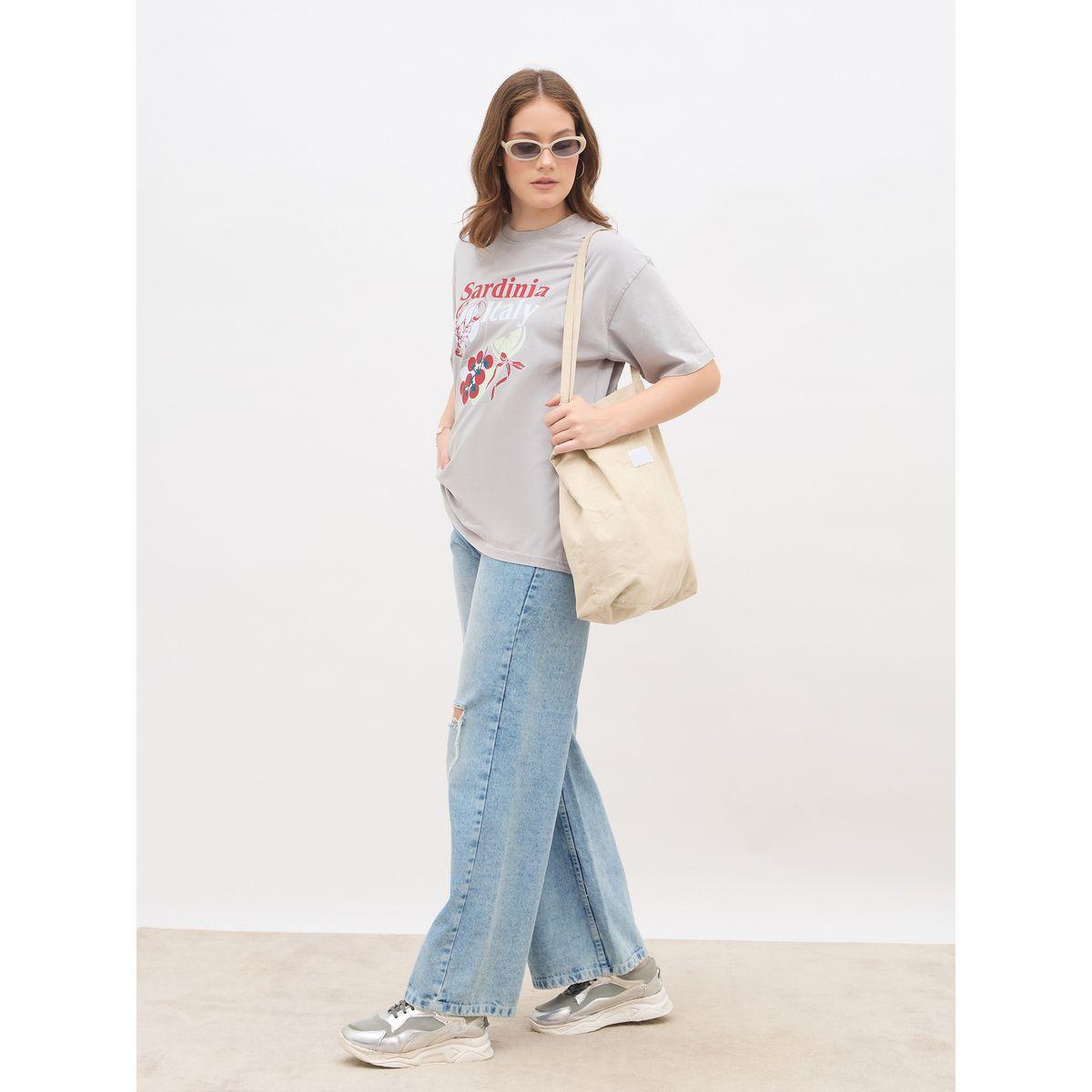 Styli Sardinia Italy Graphic Print Acid Washed Oversized T-Shirt-women-clothing-tshirts-image-1