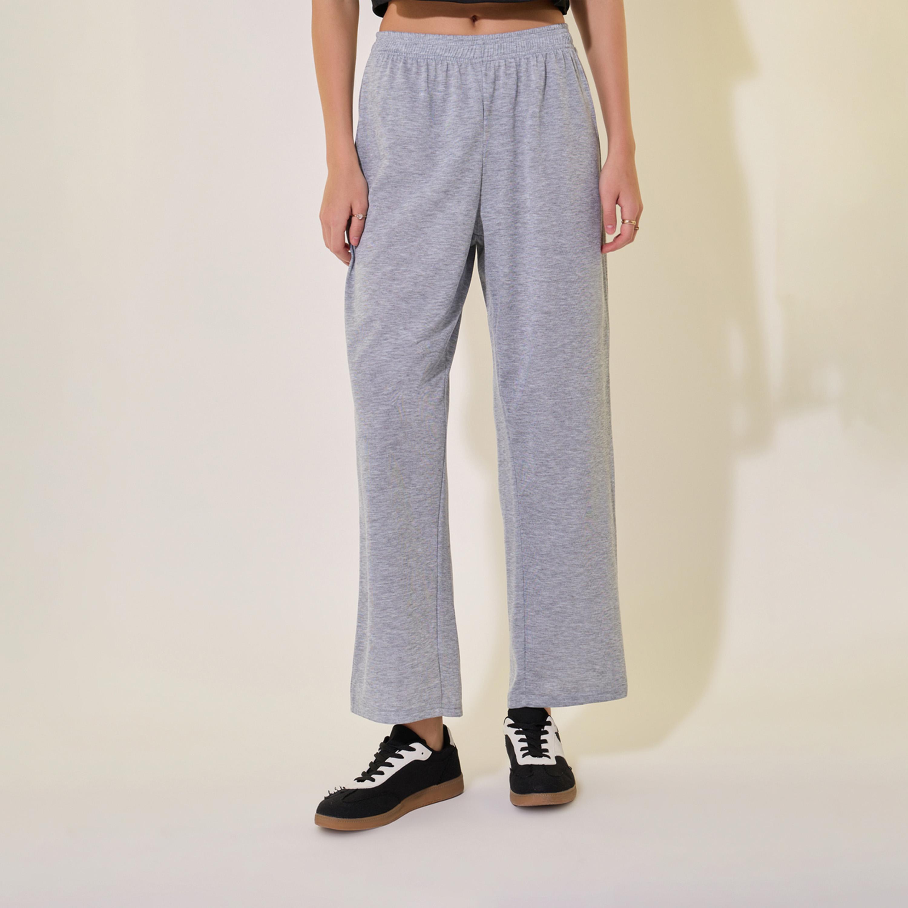 Take Two Slogan Print Round Neck Crop Top and Pants Co-Ords-women-clothing-coordsets-image-5