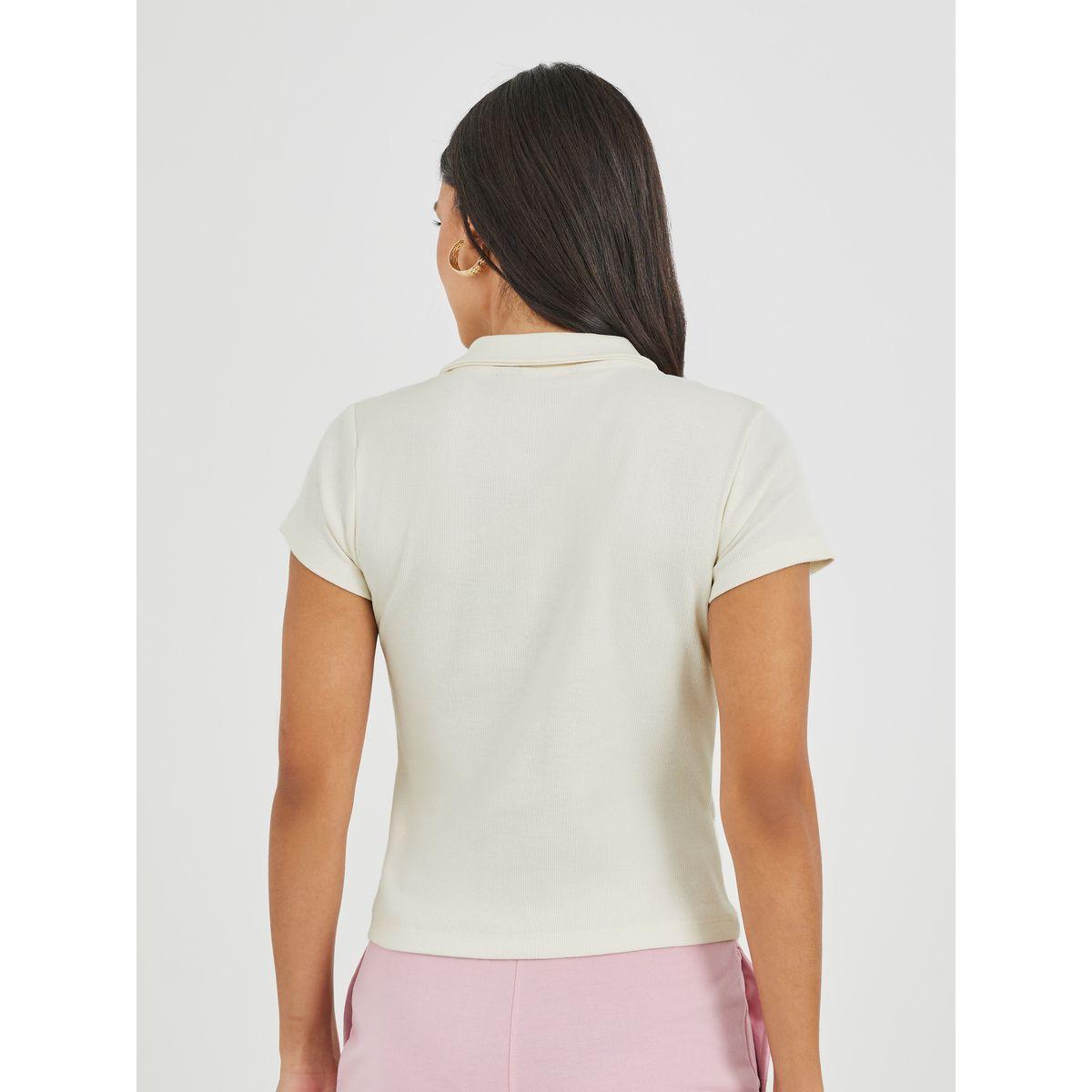 Styli Plain Short Sleeve Regular Fit Polo T-Shirt-women-clothing-tshirts-image-4