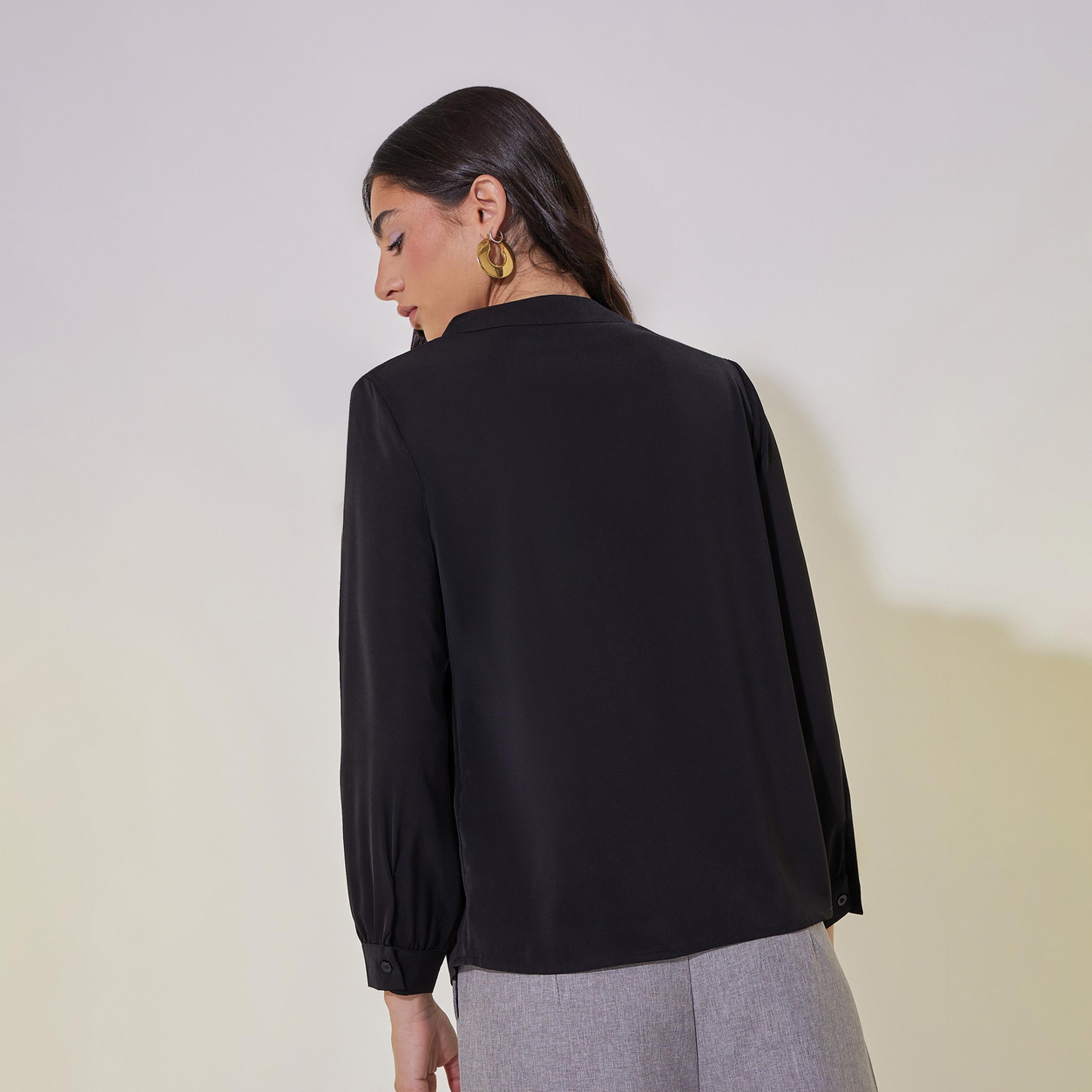 بلوزة ساتان سادة بأكمام طويلة-women-clothing-shirtsandblouses-blouses-image-4
