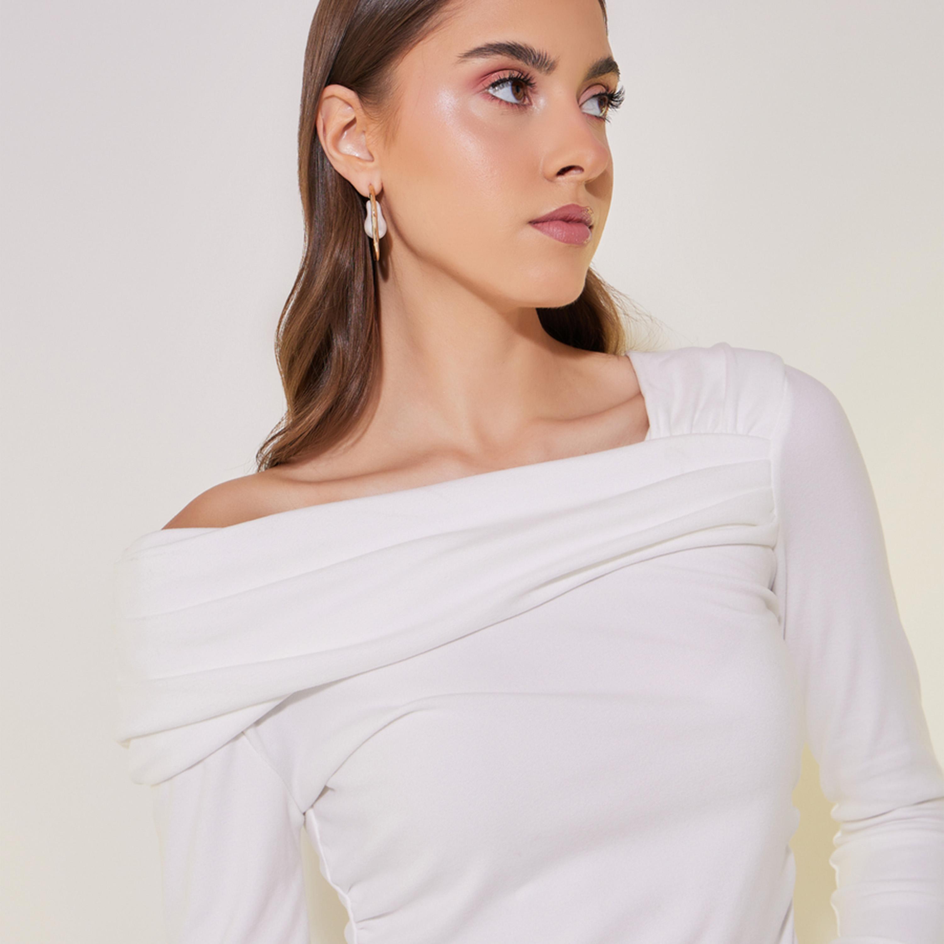 Take Two Draped Asymmetric Neck Crop Knit Top-women-clothing-tshirts-image-4