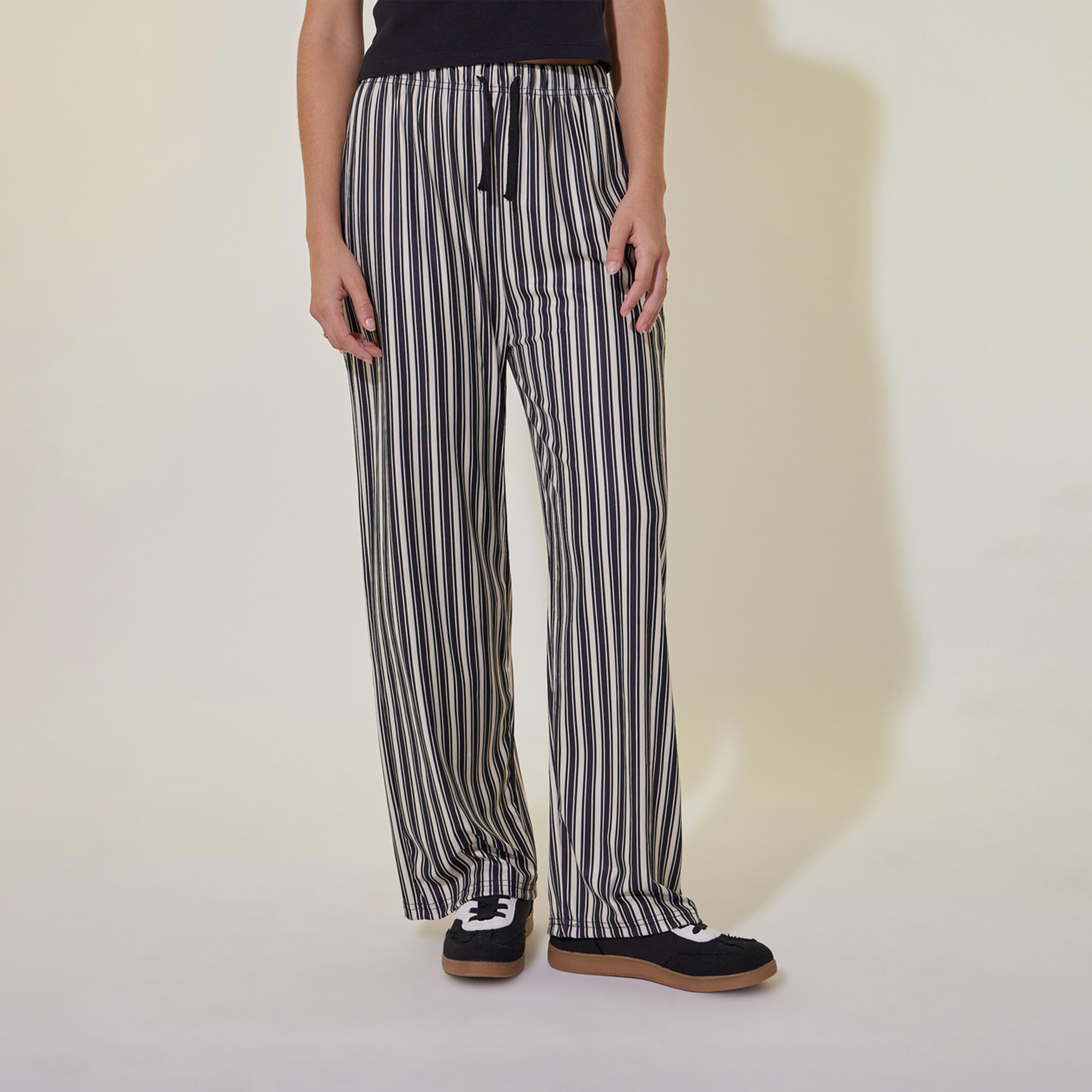 Take Two Striped Relaxed Fit Pants with Drawstring-women-clothing-bottoms-trousers-image-3