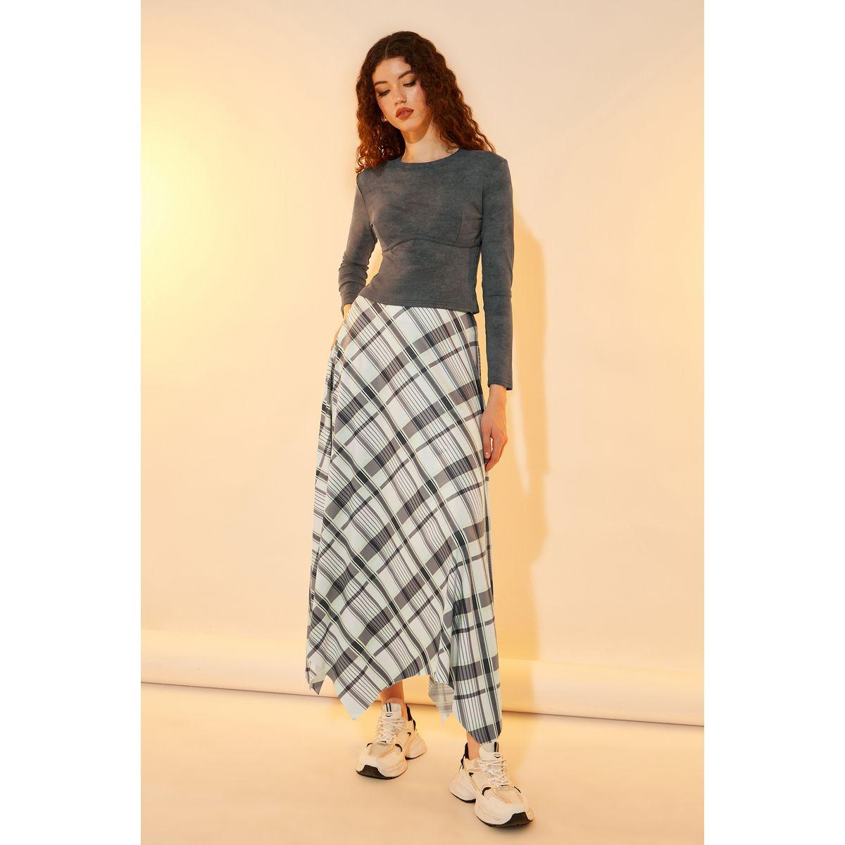 بلوزة قصيرة محبوكة بياقة دائرية ودرزات-women-clothing-shirtsandblouses-blouses-image-2