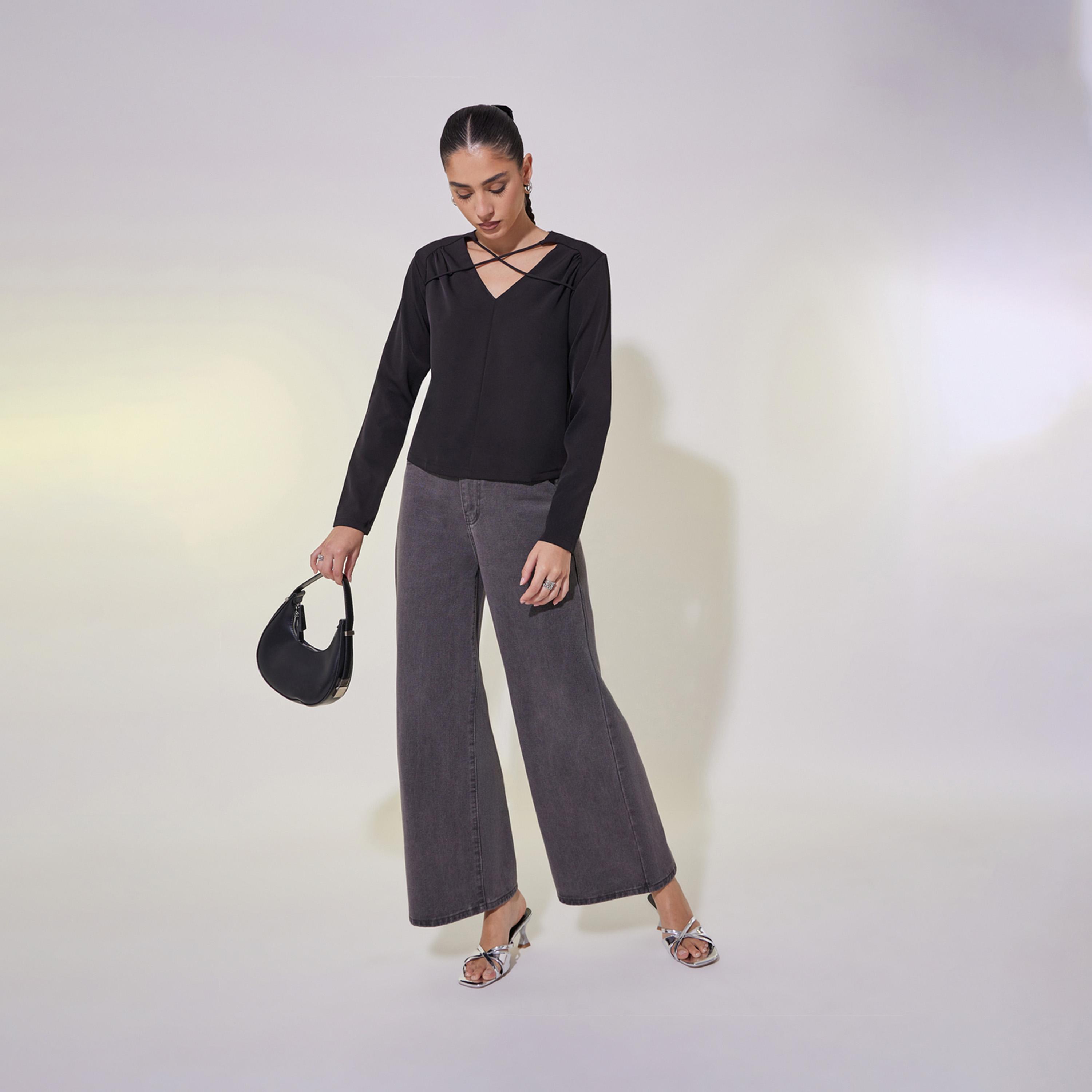 بلوزة سادة بأكمام طويلة-women-clothing-shirtsandblouses-blouses-image-3
