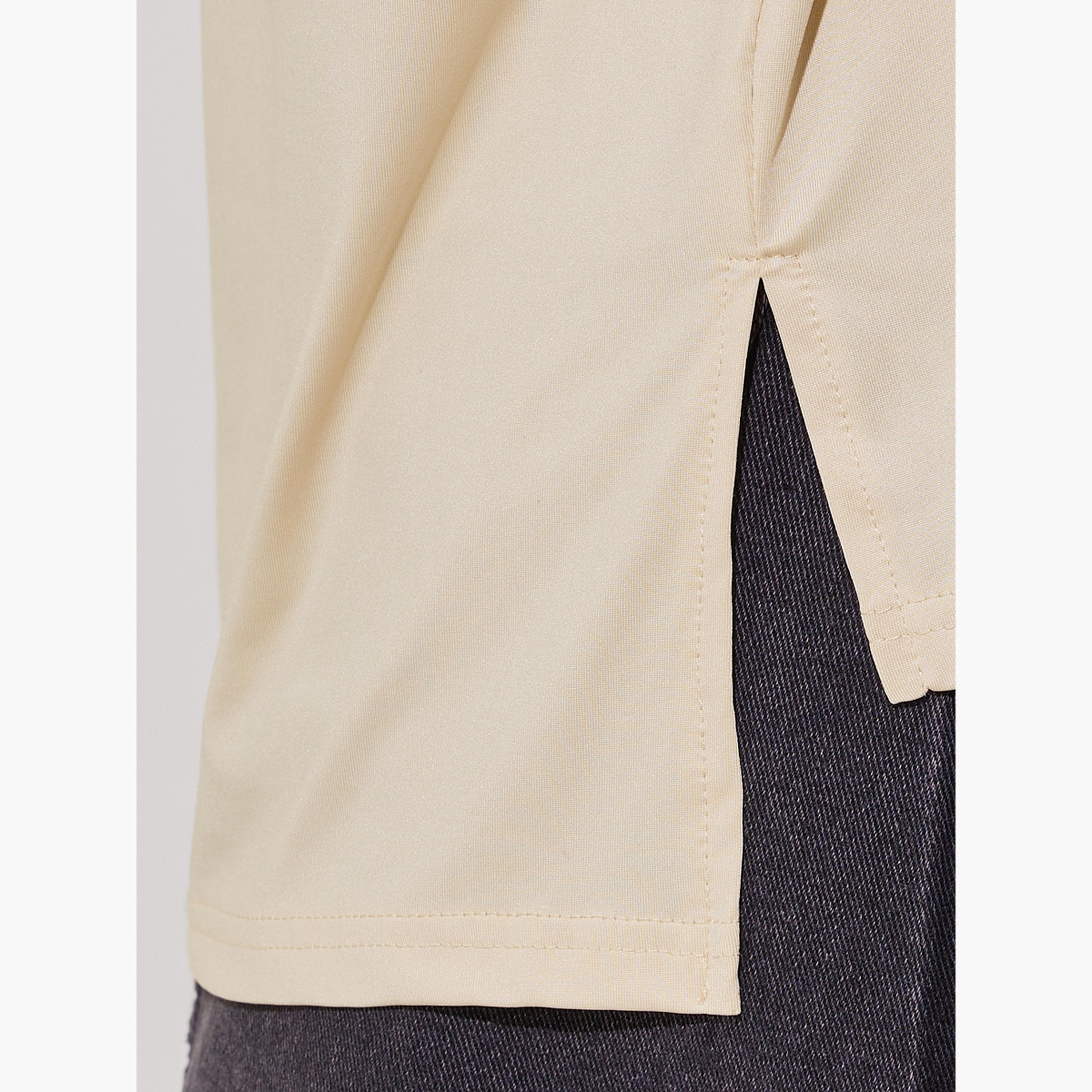 Take Two Solid Side Slit Detail High Low T-Shirt-women-clothing-tshirts-image-4