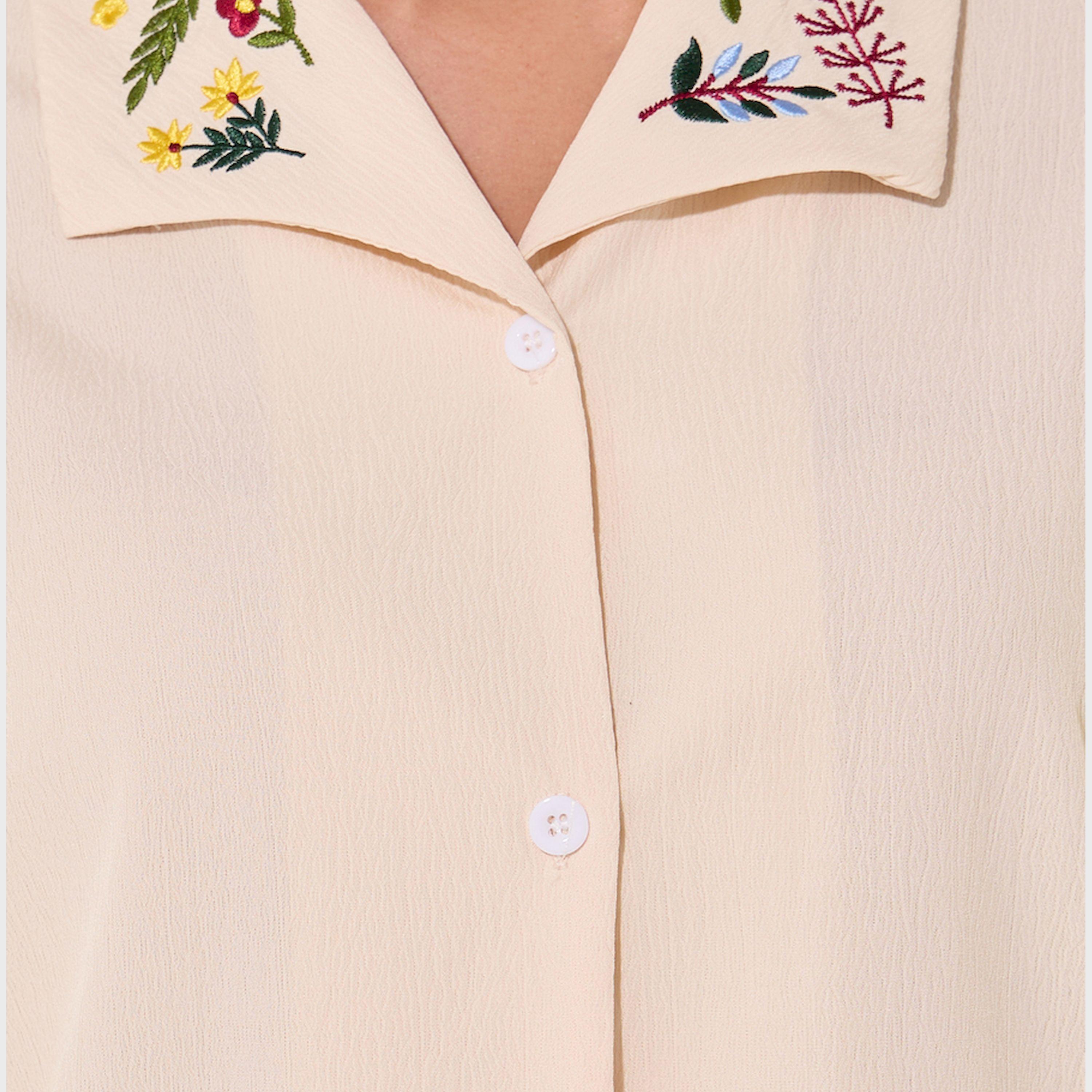 Take Two Embroidered Collared Regular Fit Shirt-women-clothing-shirtsandblouses-shirts-image-4
