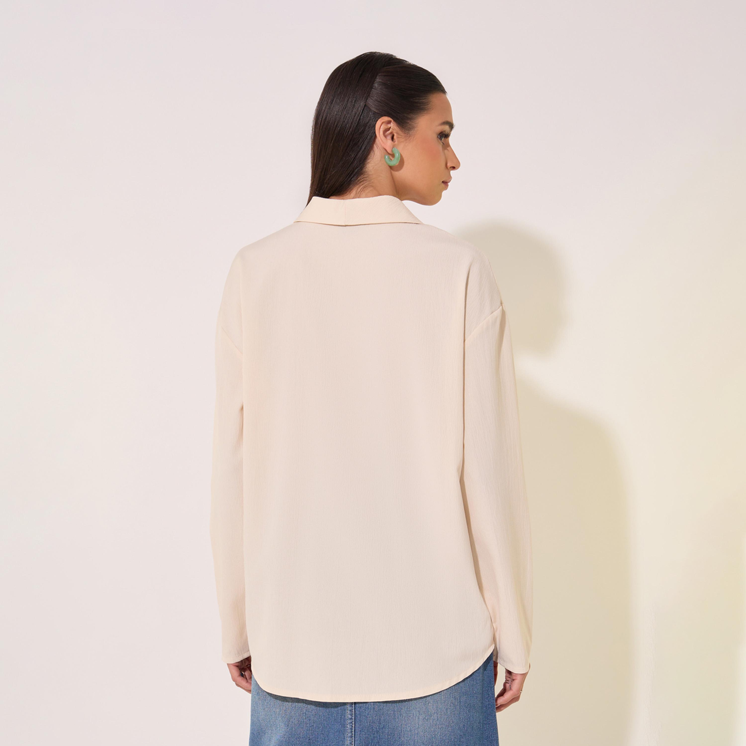 Take Two Embroidered Collared Regular Fit Shirt-women-clothing-shirtsandblouses-shirts-image-5