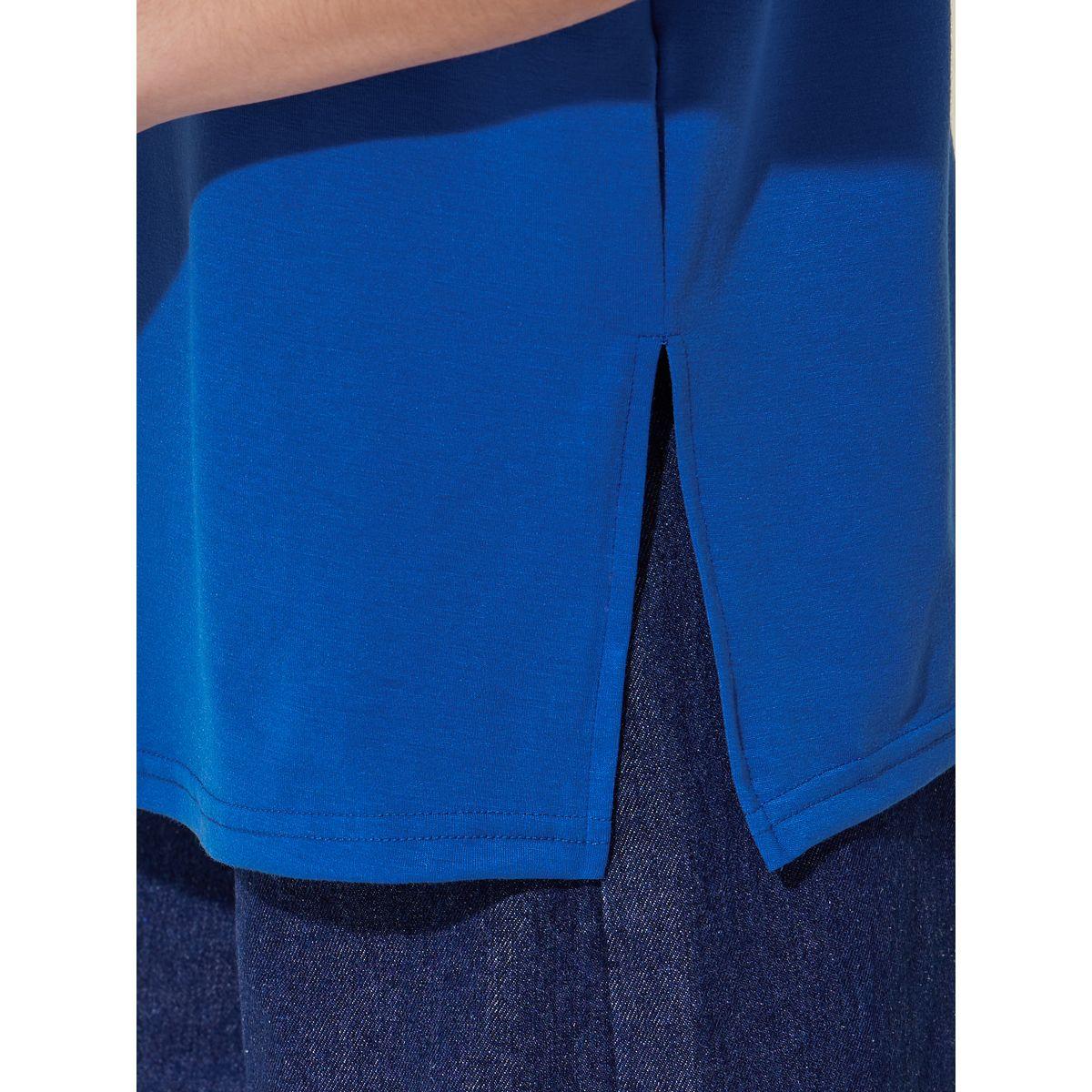 Solid Round Neck Short Sleeves T-Shirt-women-clothing-tshirts-image-4