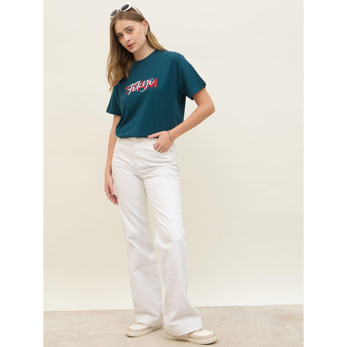 Styli Embroidered Slogan Boxy Fit Round Neck T-Shirt-women-clothing-tshirts-image-6