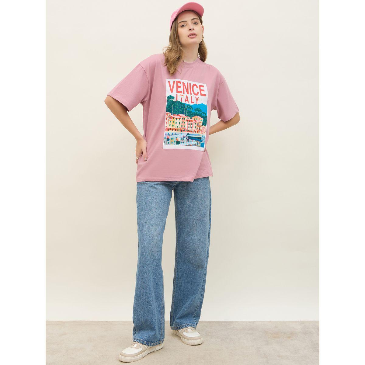 Styli Graphic Print Short Sleeve Oversized T-Shirt-women-clothing-tshirts-image-1