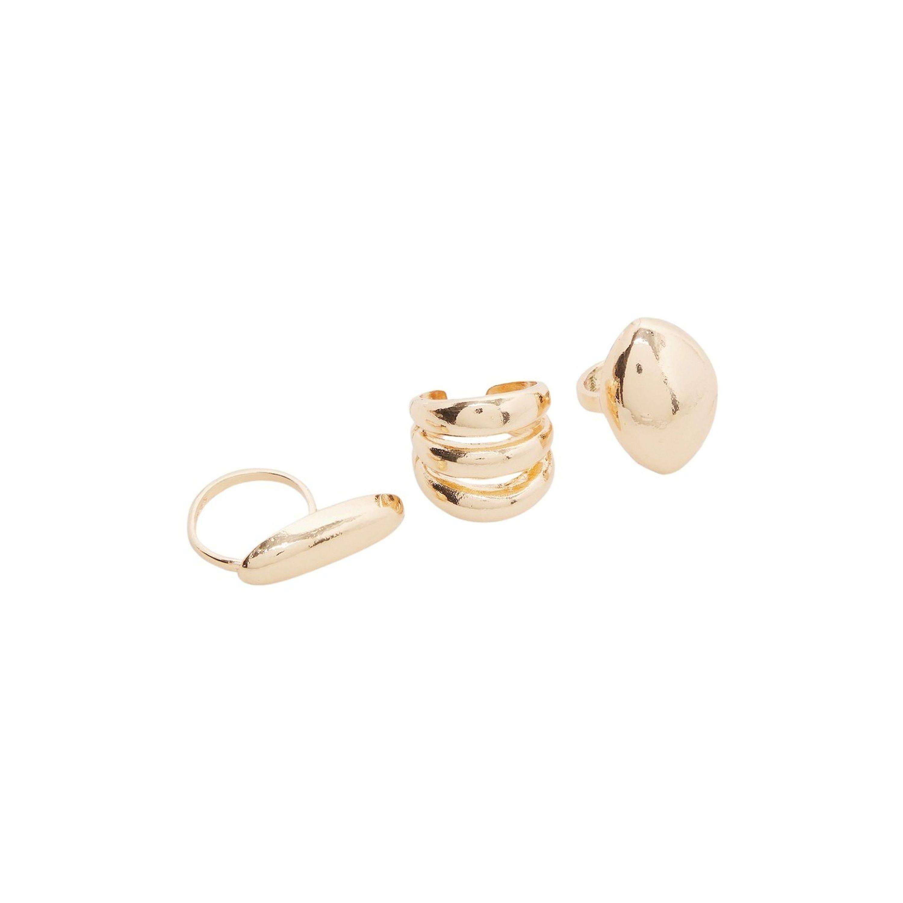 ستايلي -  مجموعة من 3 خواتم سميكة سادة-women-watchesandjewellery-jewellery-rings-image-1