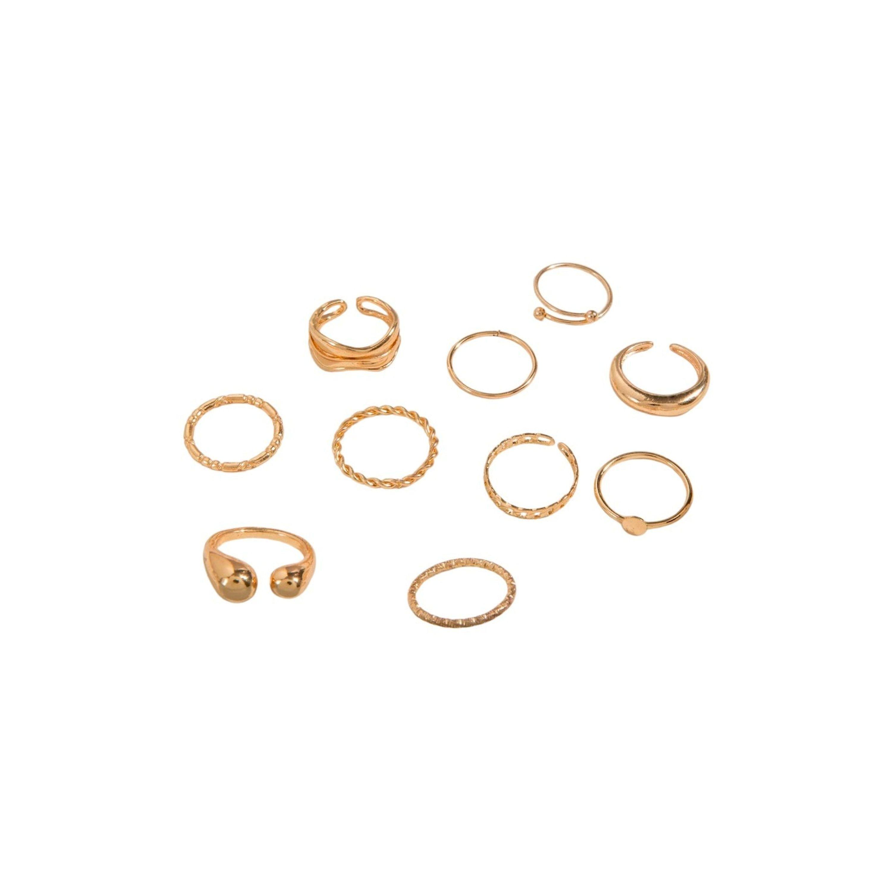 Styli Set of 10 - Plain Rings-women-watchesandjewellery-jewellery-rings-image-1