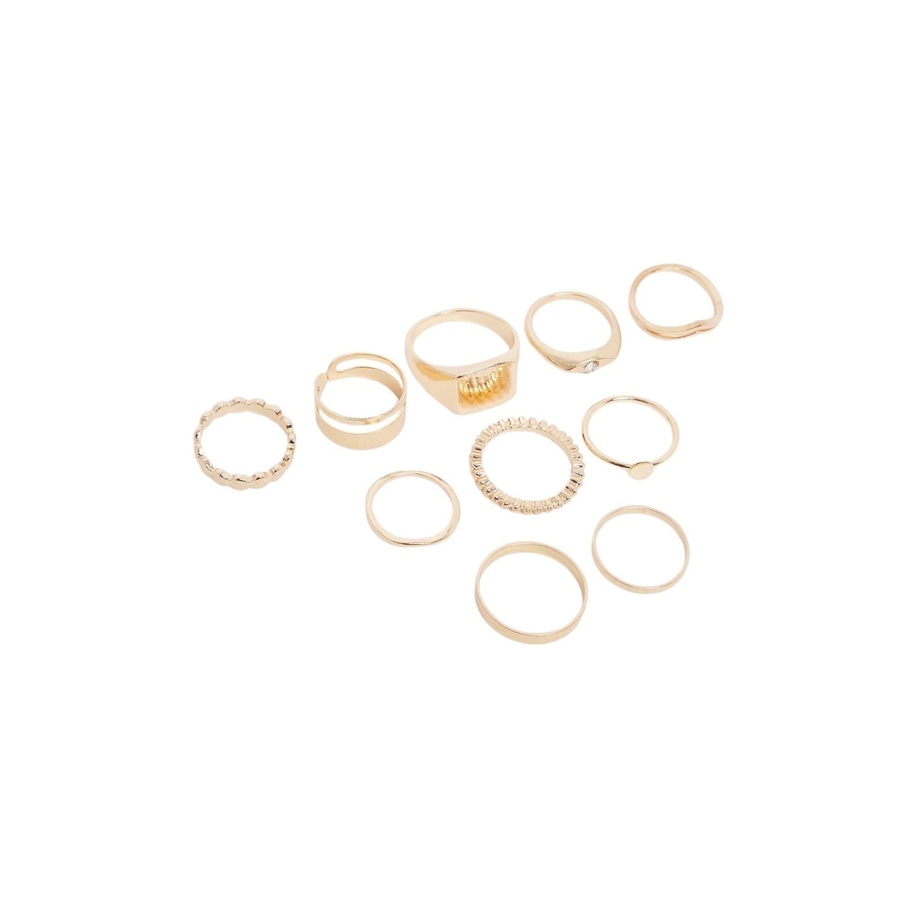 ستايلي -  مجموعة من 10 خواتم متنوعة-women-watchesandjewellery-jewellery-rings-image-2
